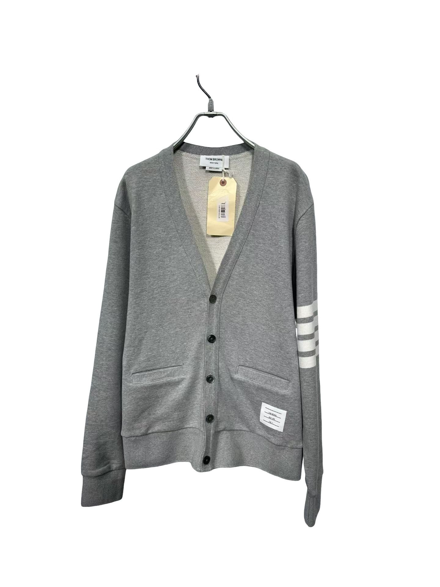 Thom Browne Thom Browne Waffle Knit 4-Bar Cardigan Size 3 Size US L / EU 52-54 / 3 - 1 Thumbnail
