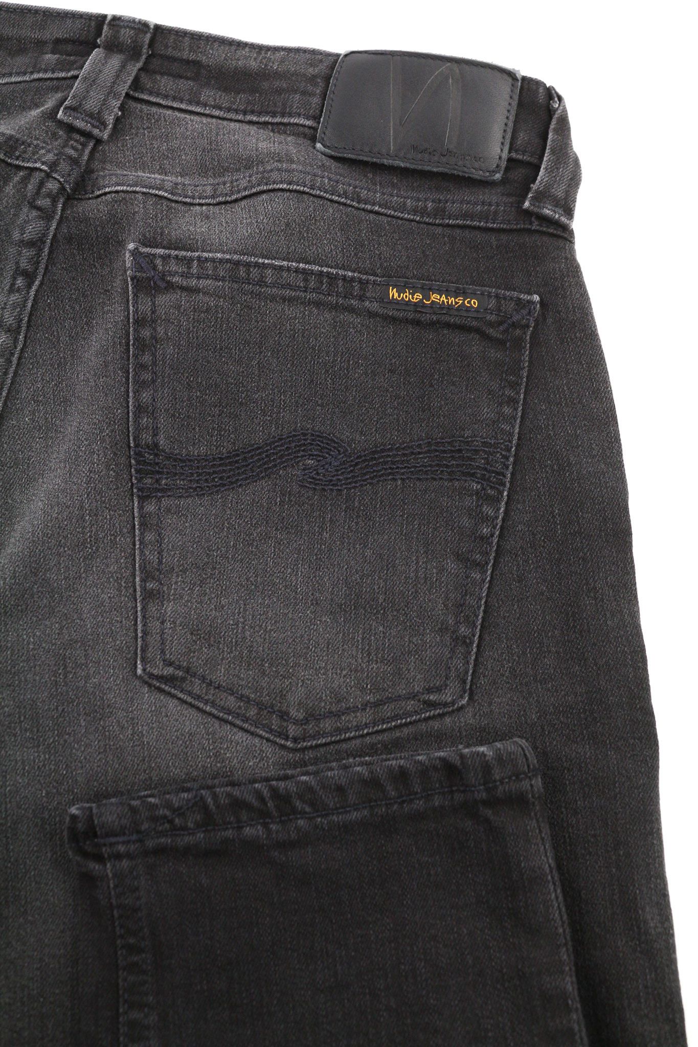 Nudie Jeans SKINNY LIN W30/L32 Black Organic Ripped Washed 81907 Size US 30 / EU 46 - 5 Thumbnail