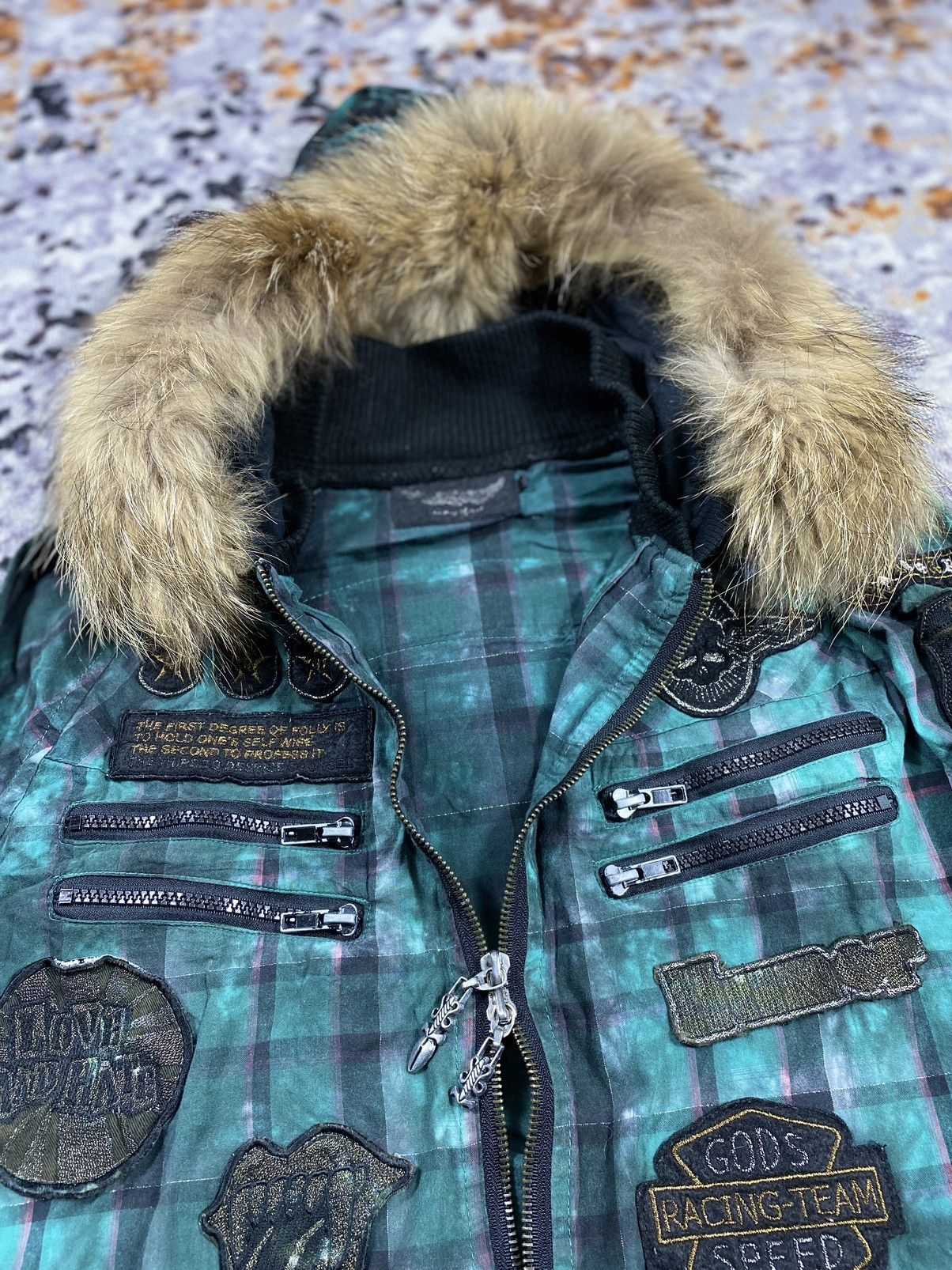 Japanese Brand Gothic Punk Seditionaries Style Fur japanese Zip 2 Hoodie Size US M / EU 48-50 / 2 - 4 Thumbnail