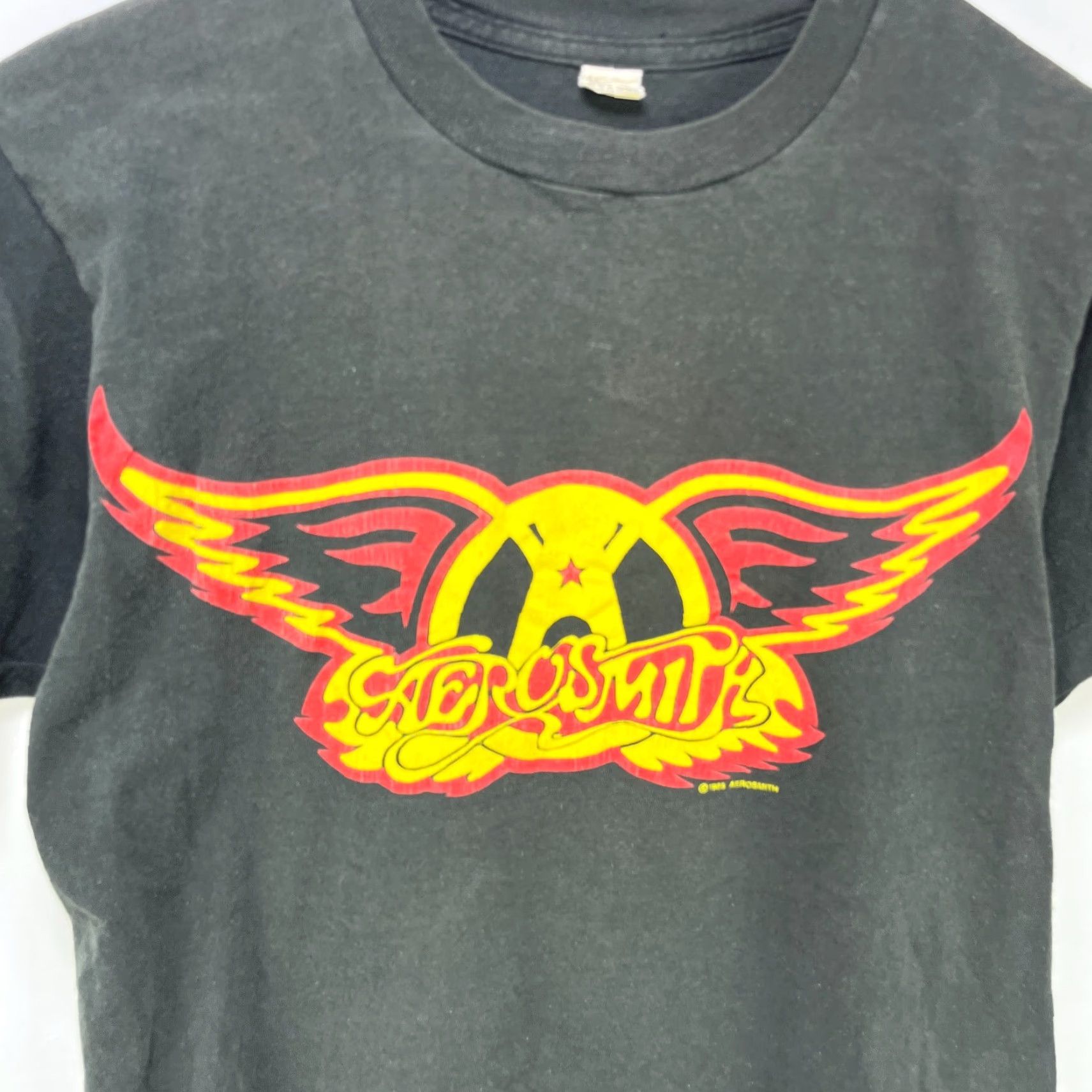Aerosmith VINTAGE Aerosmith Walk This Way T Shirt M 90s Black Skull Graphic Print Short Sleeve Crew Neck Mens Regular Size US M / EU 48-50 / 2 - 2 Thumbnail