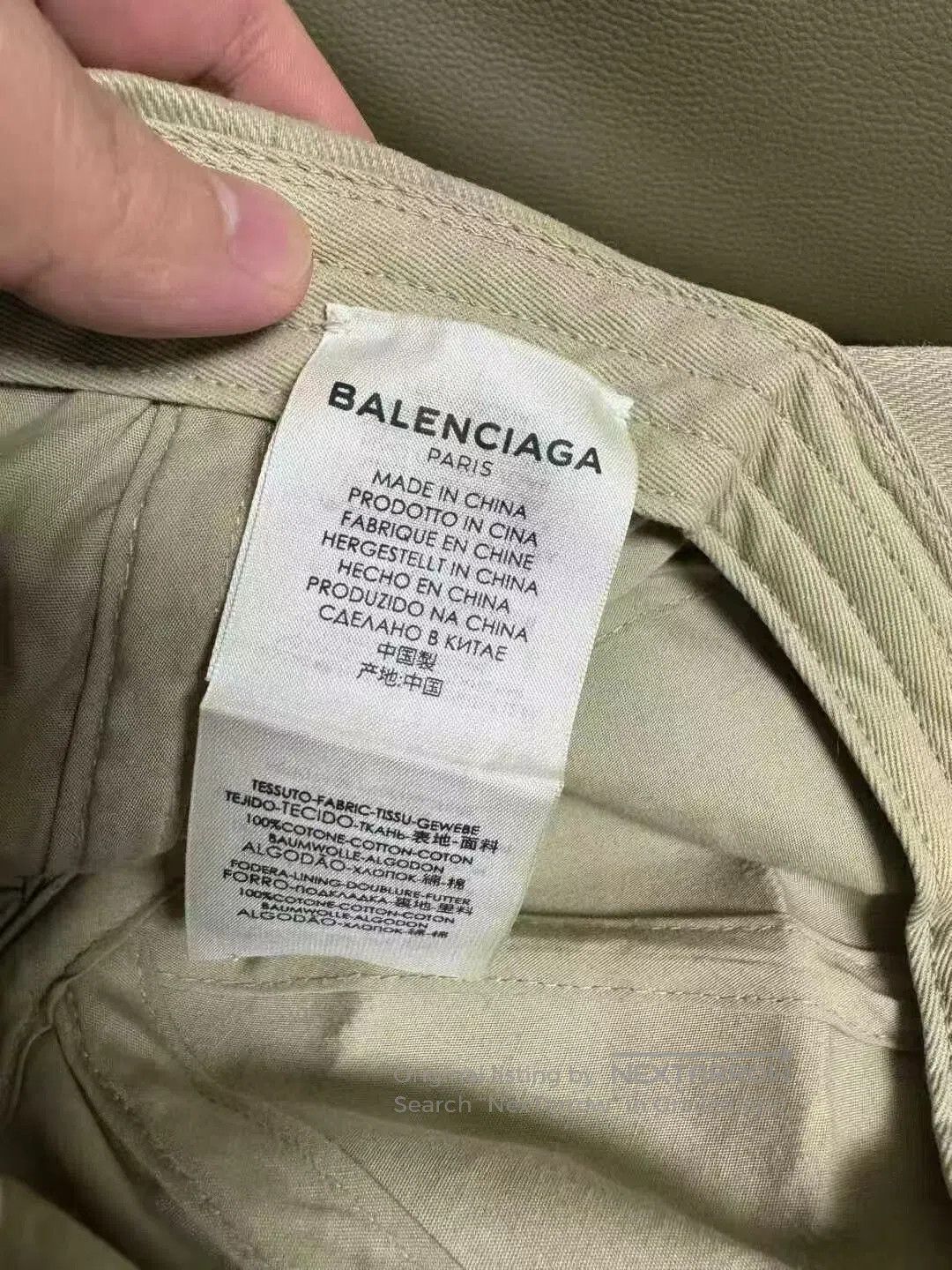 Balenciaga Balenciaga Embroidered Large Logo Baseball Cap. Size ONE SIZE - 2 Thumbnail