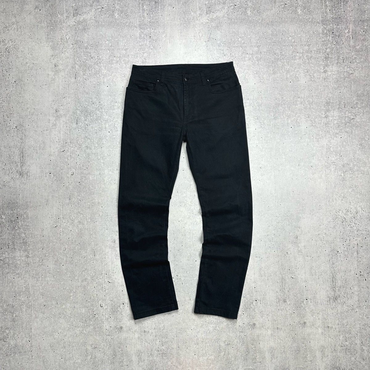 Versace × Versace Jeans Couture Versace Collection Men's Pleated Black Stretch Casual Pants Size US 33 - 5 Thumbnail