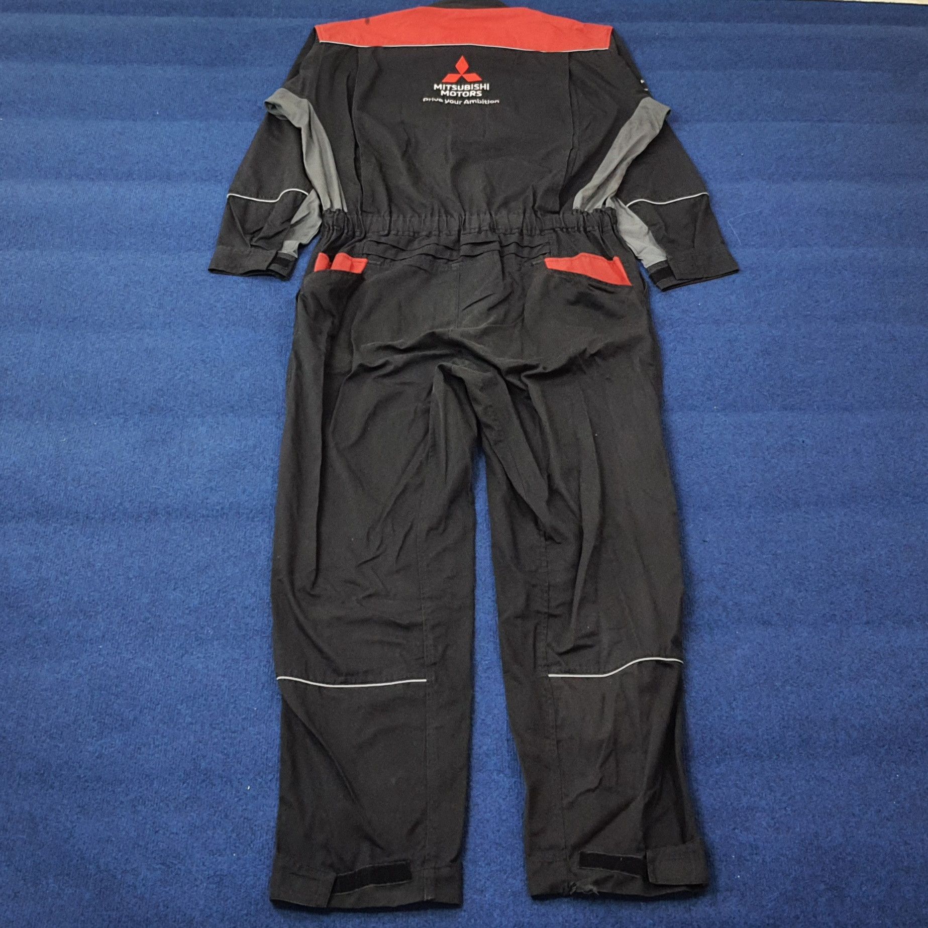 Japanese Brand Vintage Mitsubishi Motor Sports Racing Coverall C257N4 Size US XL / EU 56 / 4 - 2 Thumbnail