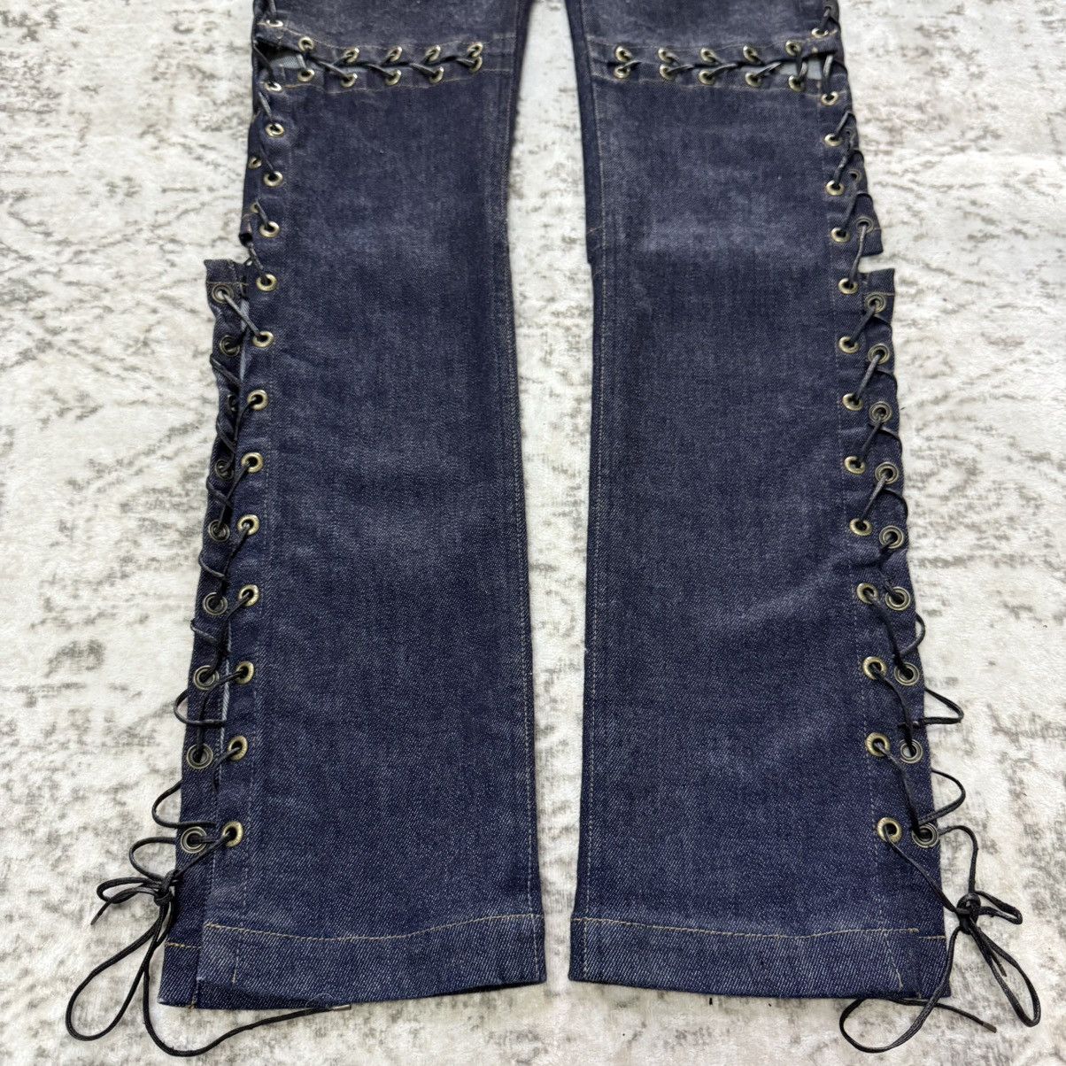 Hysteric Glamour Super Rare Hysteric Glamour Lace-up Bondage Denim Pants Size 27" / US 4 / IT 40 - 4 Thumbnail