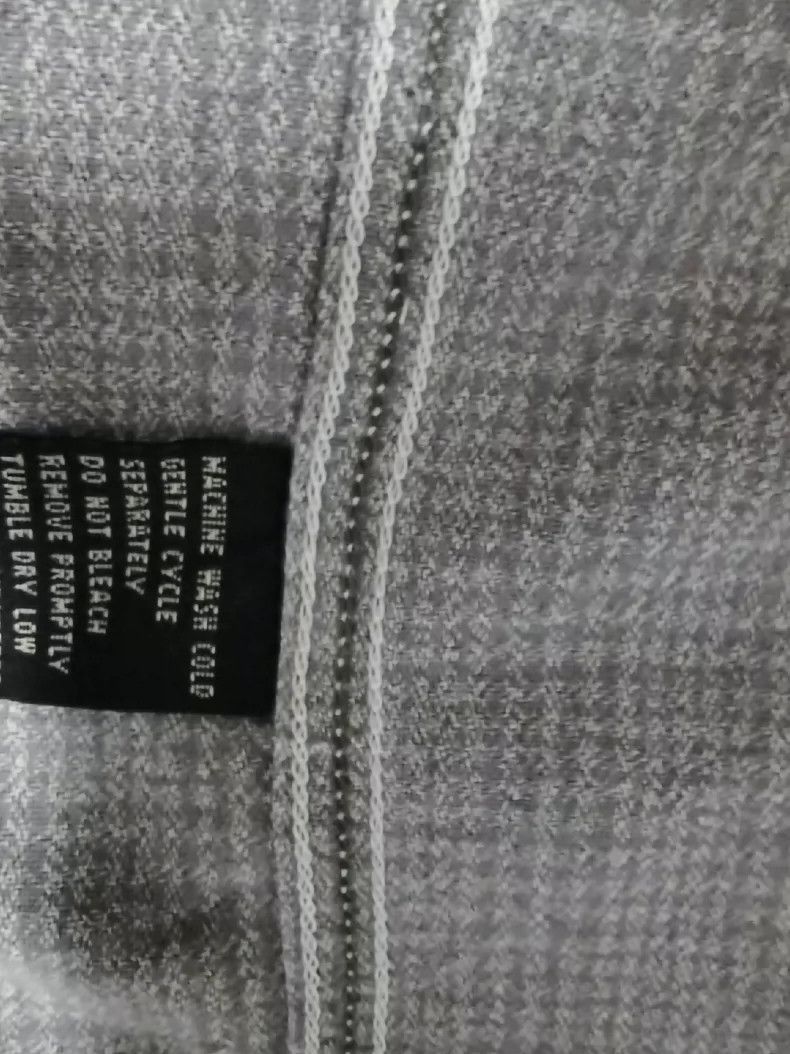 RRL Ralph Lauren RRL Gray Plaid Long Sleeve Shirt-2508 Size US M / EU 48-50 / 2 - 7 Thumbnail