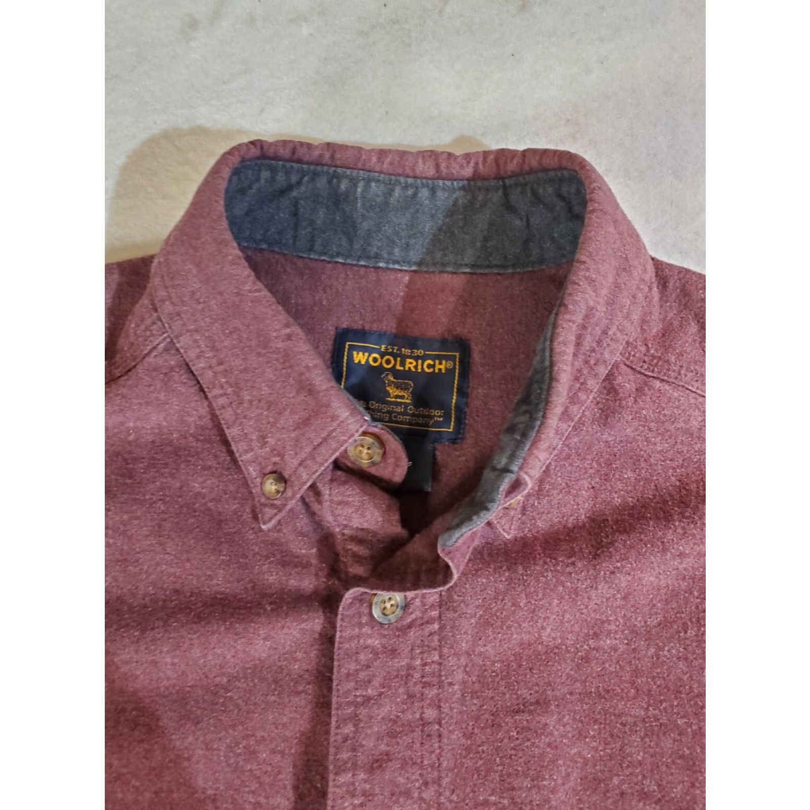 Vintage VINTAGE Woolrich Shirt Button-Up Collared Men’s Size M Red Cotton Flannel Rare Outdoor | Woolrich Size US M / EU 48-50 / 2 - 4 Thumbnail