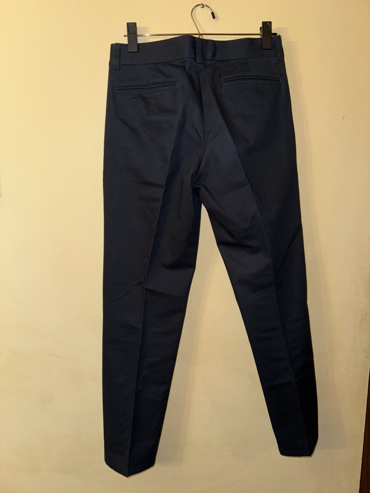 Need Supply Need Supply Men’s Navy Cotton Slim Chinos, 28W Size US 28 / EU 44 - 3 Thumbnail