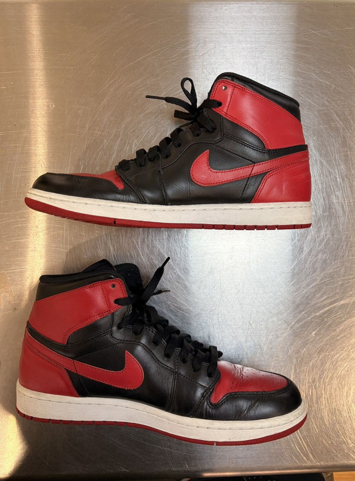 Jordan Brand Jordan 1 Bred OG 2013 Size US 11 / EU 44 - 3 Thumbnail