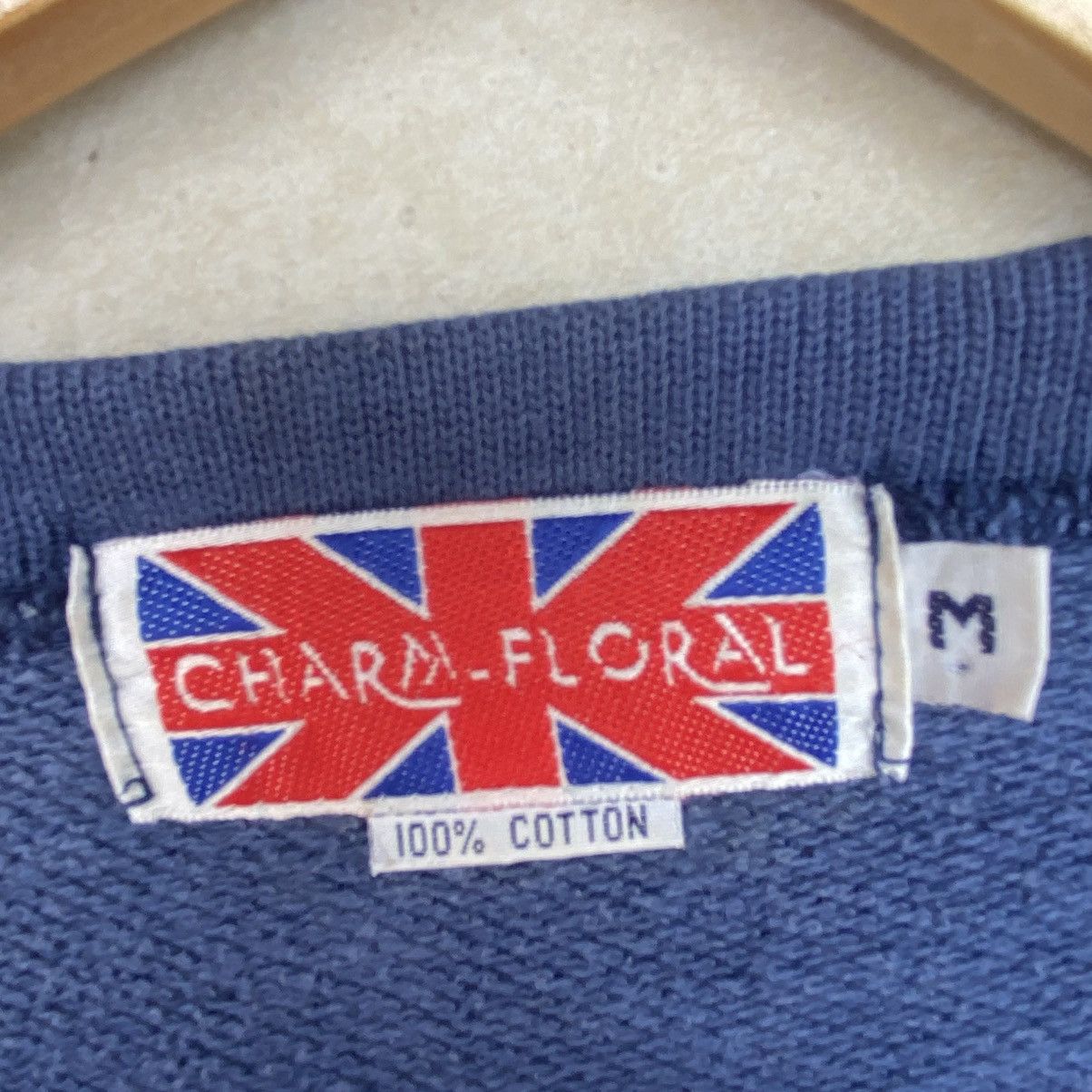 Other Vintage Charal Floral Big Printed Crewneck Sweatshirt Blue Size US M / EU 48-50 / 2 - 5 Thumbnail