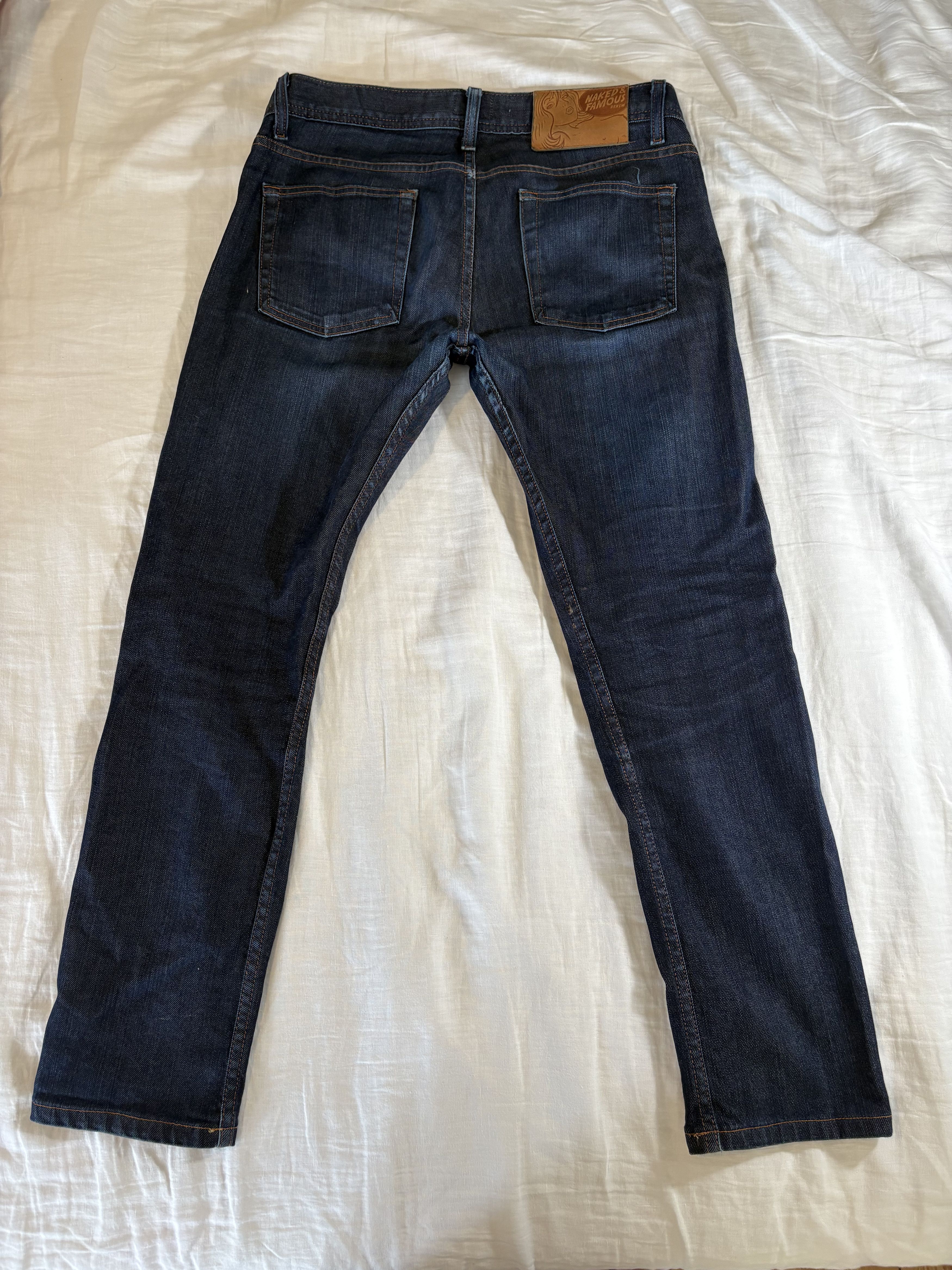 Naked & Famous Naked & Famous Supima Stretch Weird Guy - 31x30 Size US 31 - 2 Thumbnail