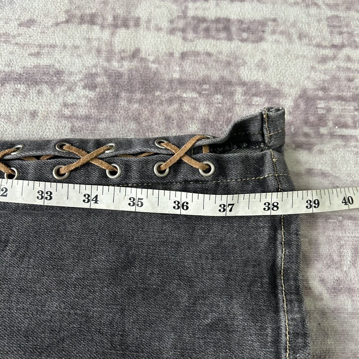 If Six Was Nine Oririn Lane Up Flared Punk Jeans Size US 29 - 16 Thumbnail
