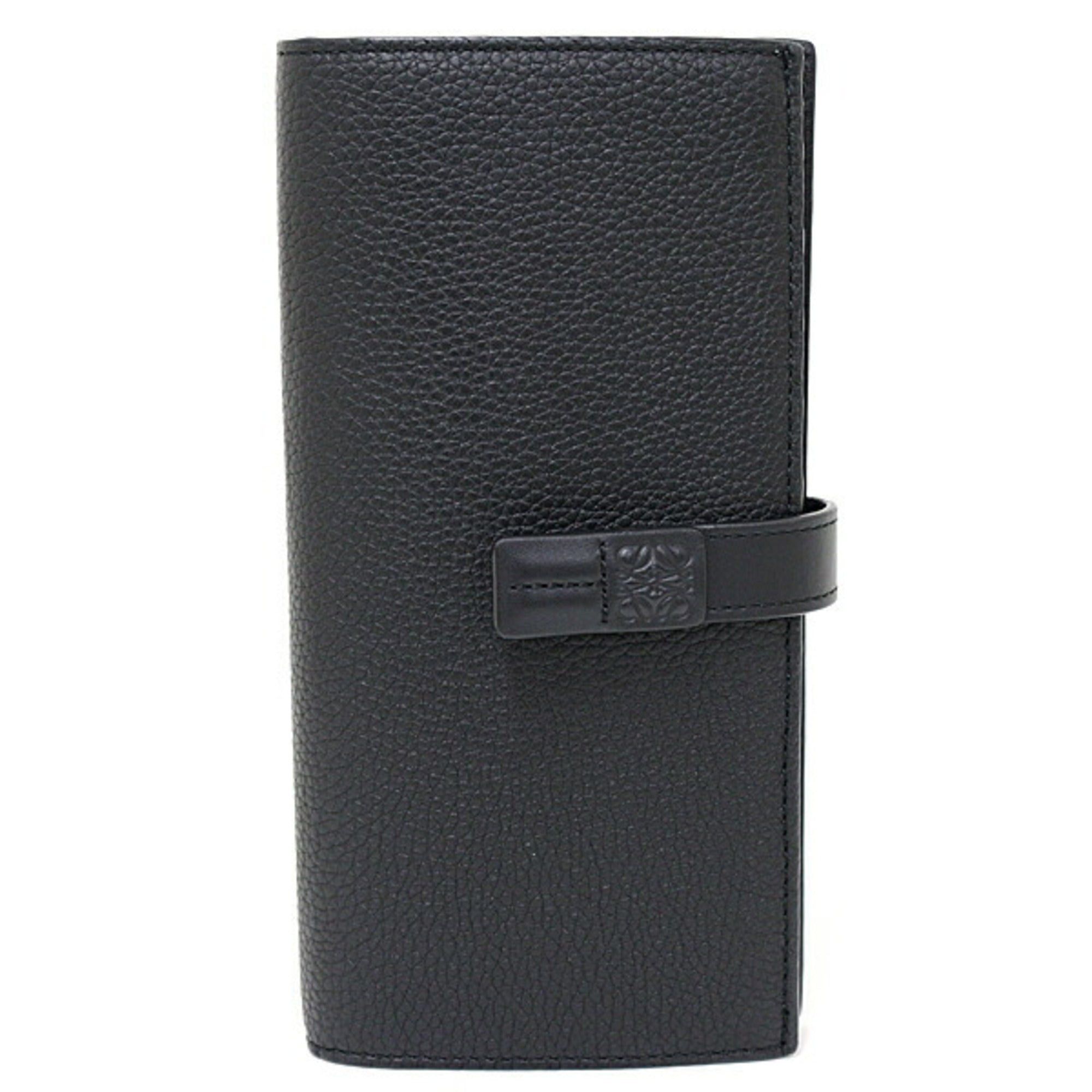 image of Loewe Vertical Large Long Wallet Grain Calf Black, Women's