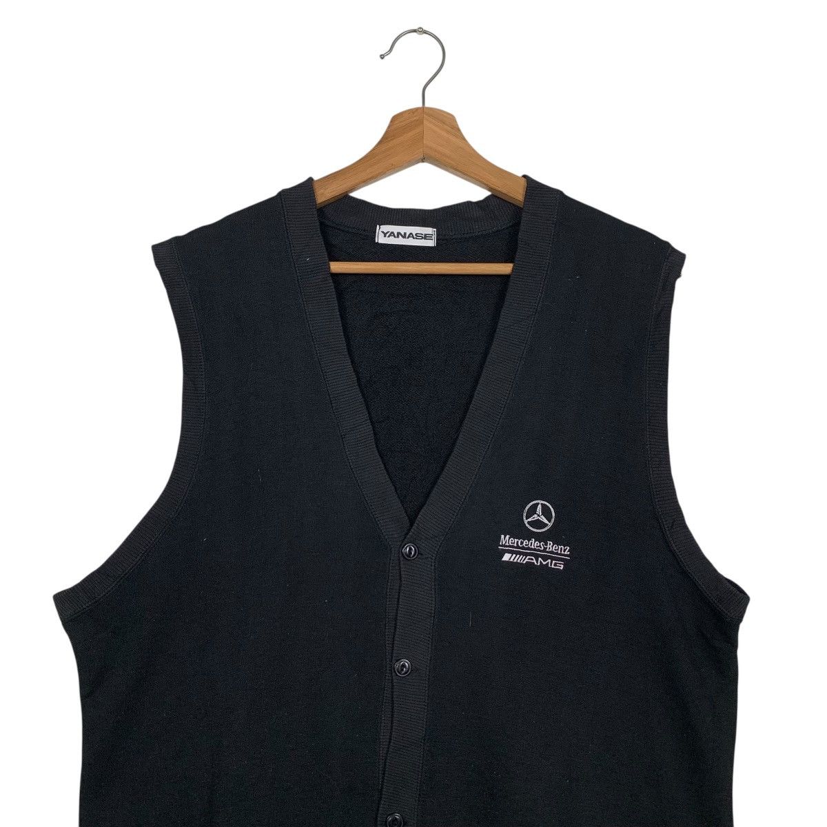 Mercedes-Benz MERCEDES BENZ AMG Sleeveless Cardigan Vest #3568-C163 Size US M / EU 48-50 / 2 - 2 Thumbnail
