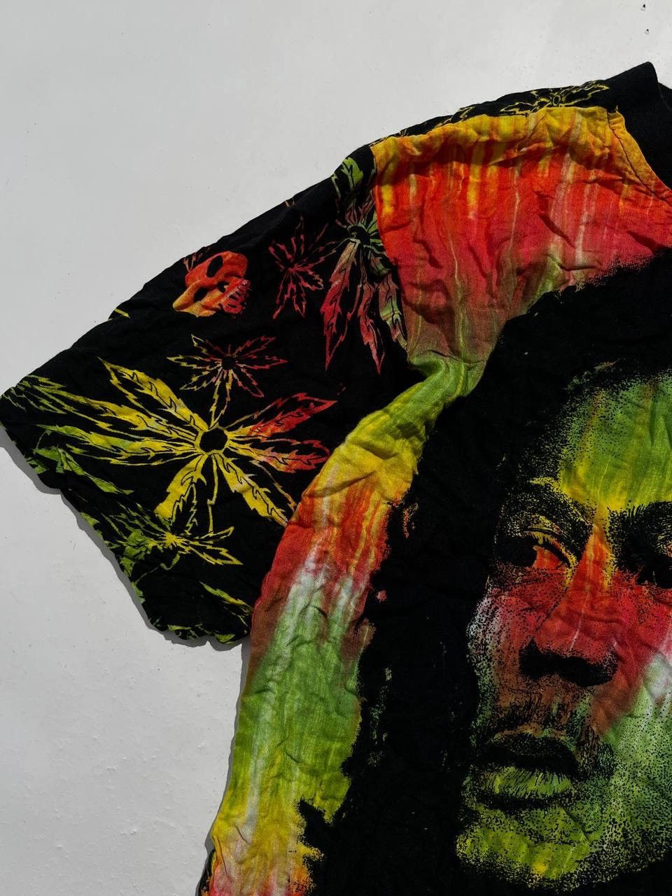 Vintage Vintage Bob Marley Weed All Over Print Tee Size US XL / EU 56 / 4 - 3 Thumbnail