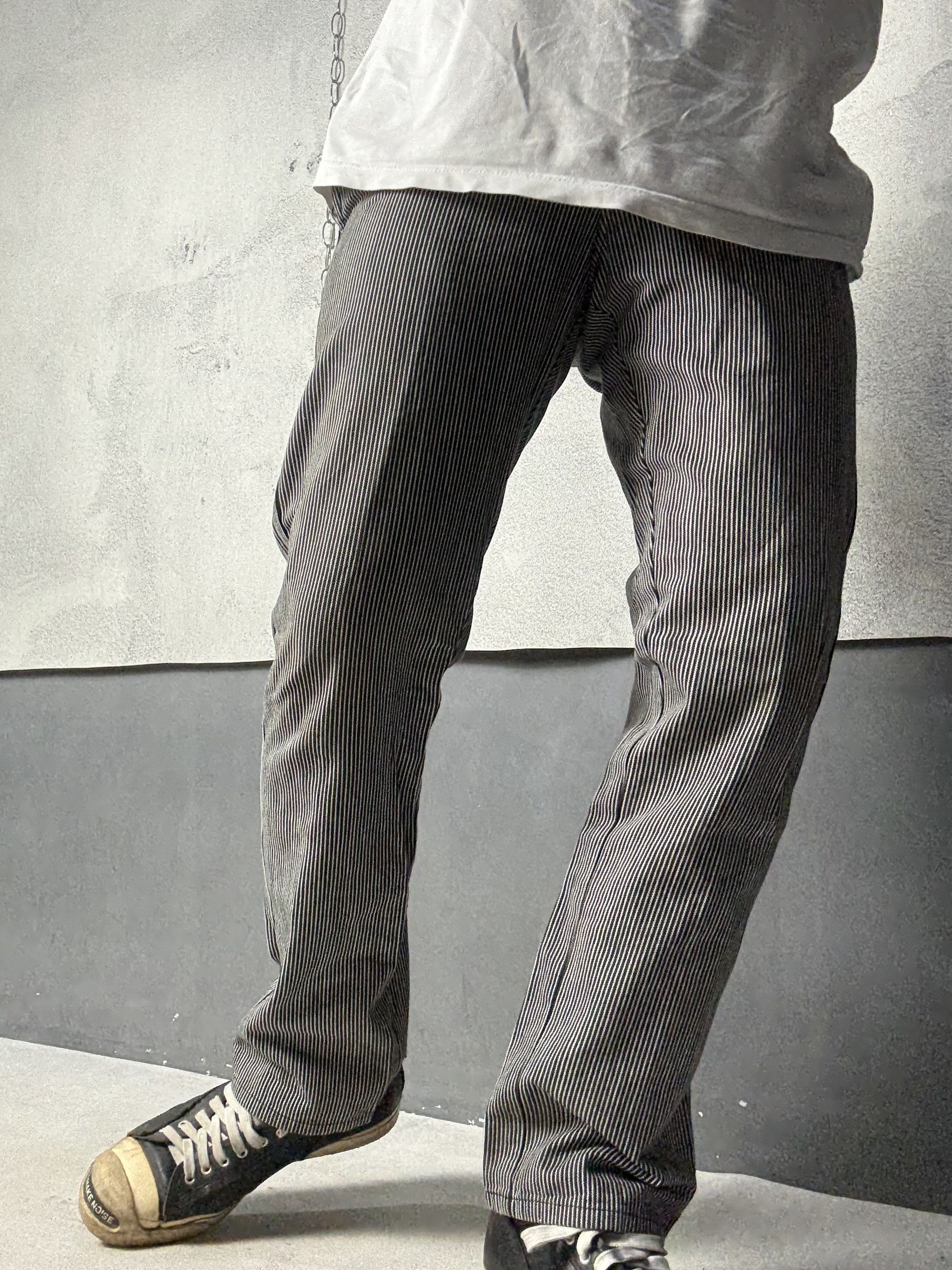 Comme des Garcons 2001 Comme Des Garcons Homme Plus Stripe Pants Size US 30 / EU 46 - 4 Thumbnail