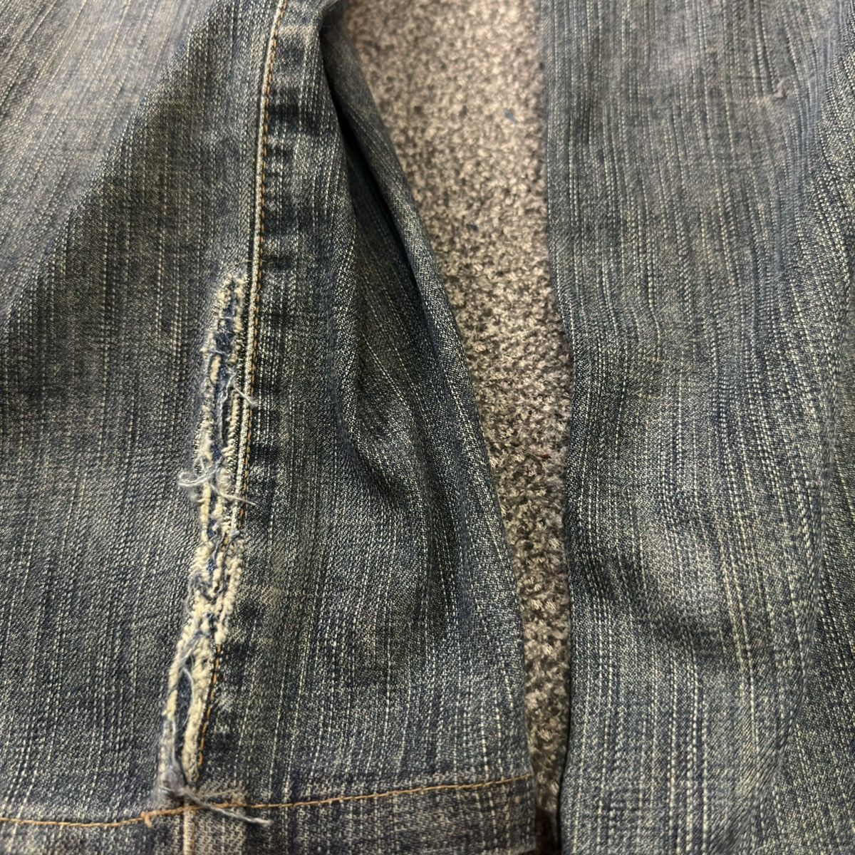 14th Addiction Vintage 90s Edwin 503 Baggy Rusty Japanese Dirty Denim Size US 30 / EU 46 - 11 Thumbnail