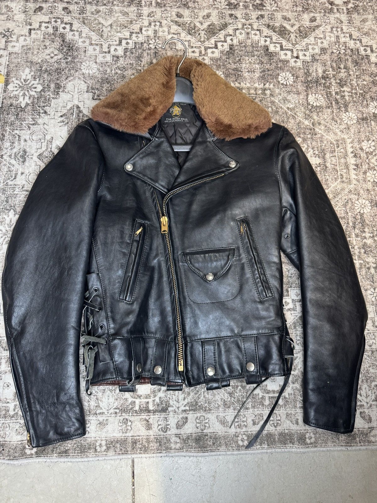 Golden Bear Golden Bear NOS leather motorcycle jacket 36-38 us Size US S / EU 44-46 / 1 - 1 Thumbnail