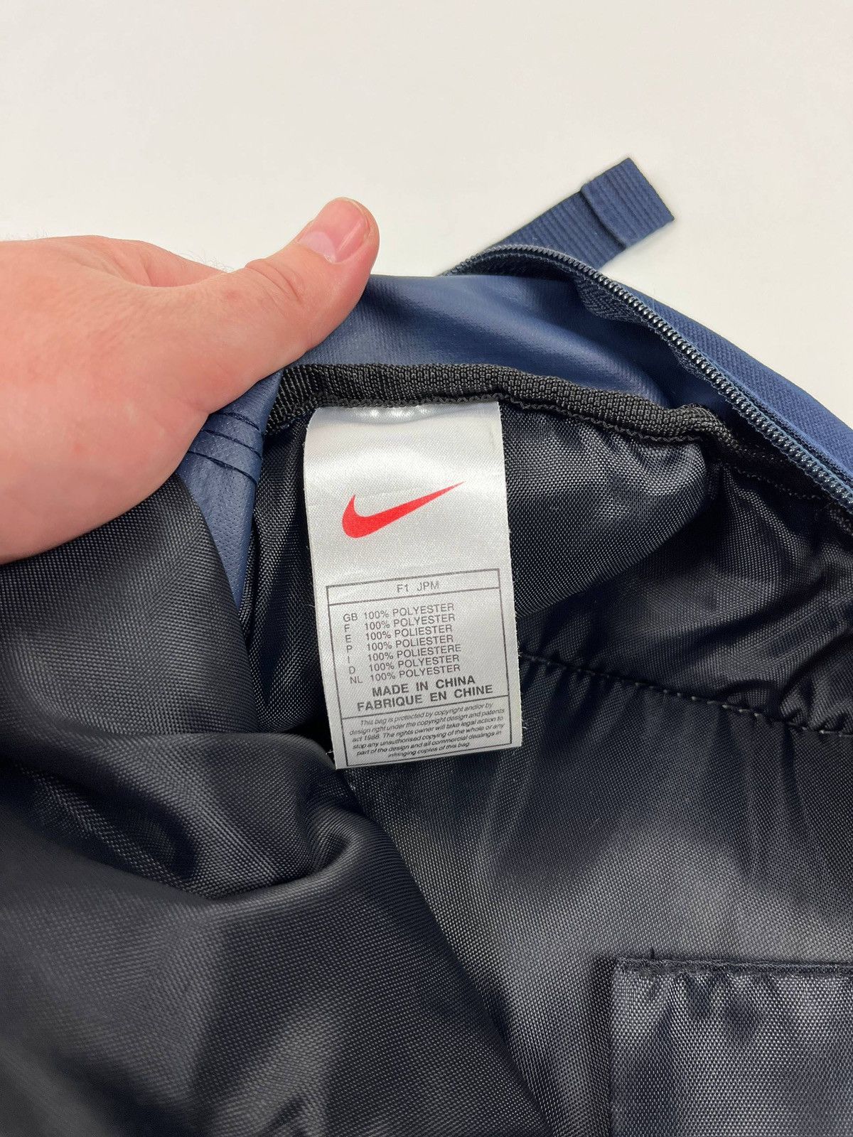 Nike Nike Vintage Sling Backpack Navy Blue One Strap Y2K Size ONE SIZE - 11 Thumbnail