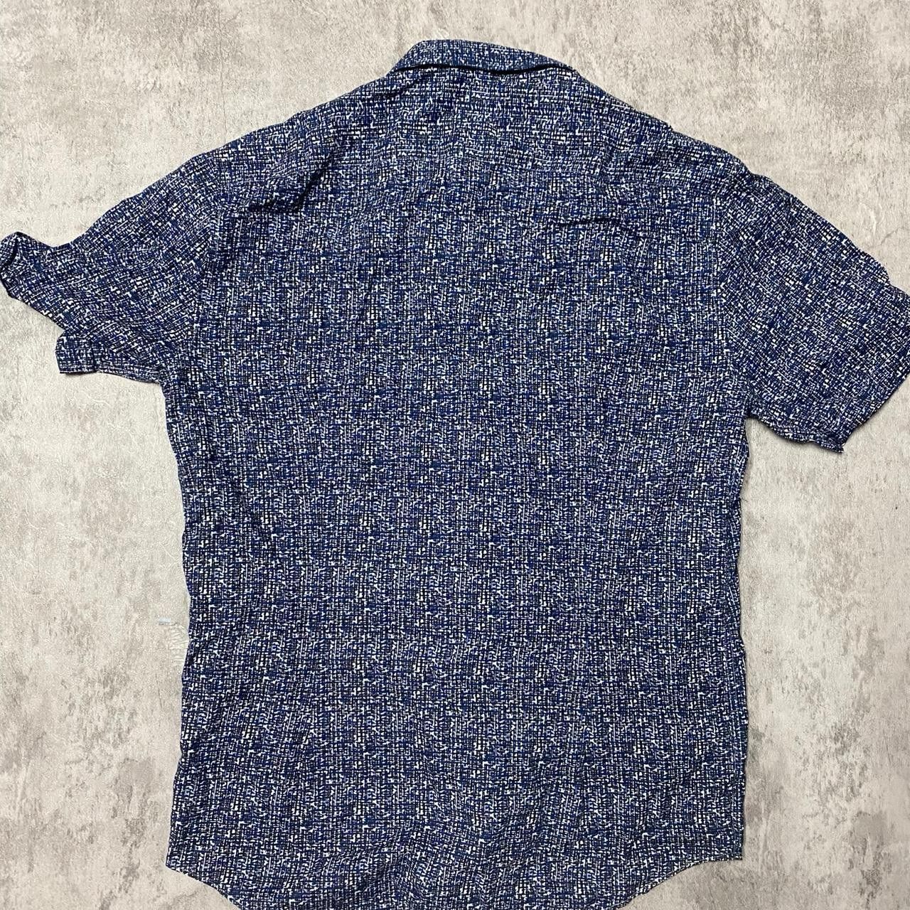 Other Blue and white button-up shirt #mensfashion Size US M / EU 48-50 / 2 - 4 Thumbnail