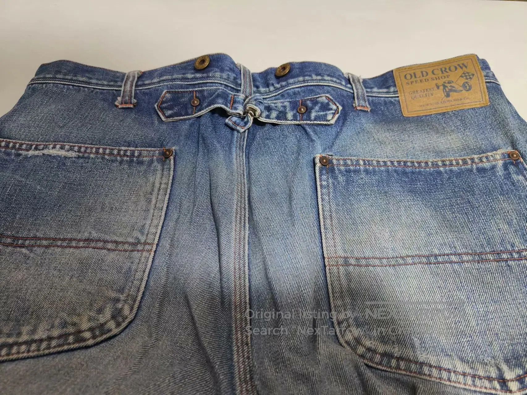Oldblue Co. Oldcrow Speed Shop Vintage Jeans. Size US 30 / EU 46 - 5 Thumbnail