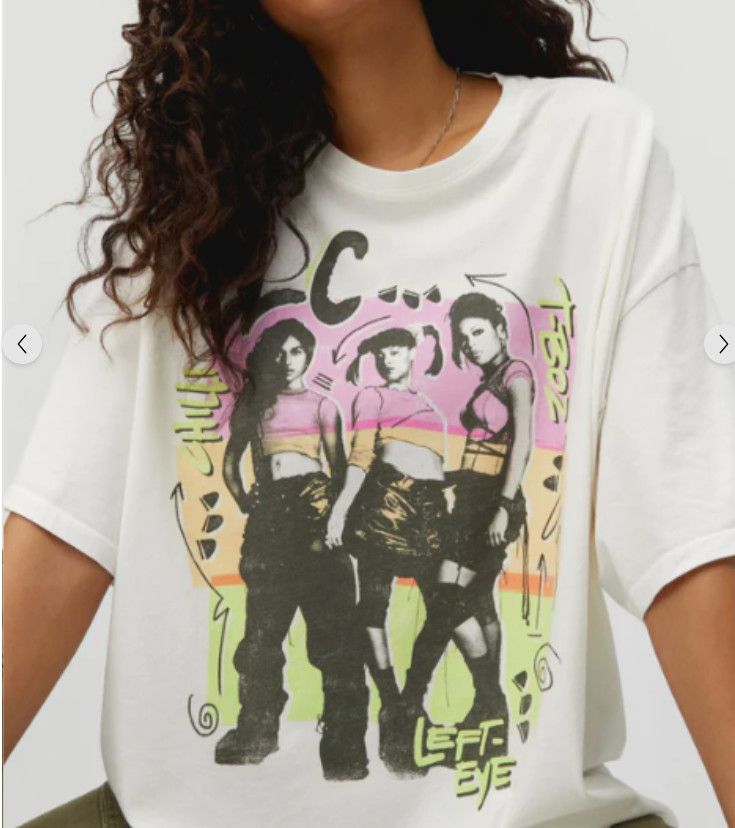 Daydreamer Daydreamer TLC Singles Cotton Tee ( O/S ) Size ONE SIZE - 3 Thumbnail