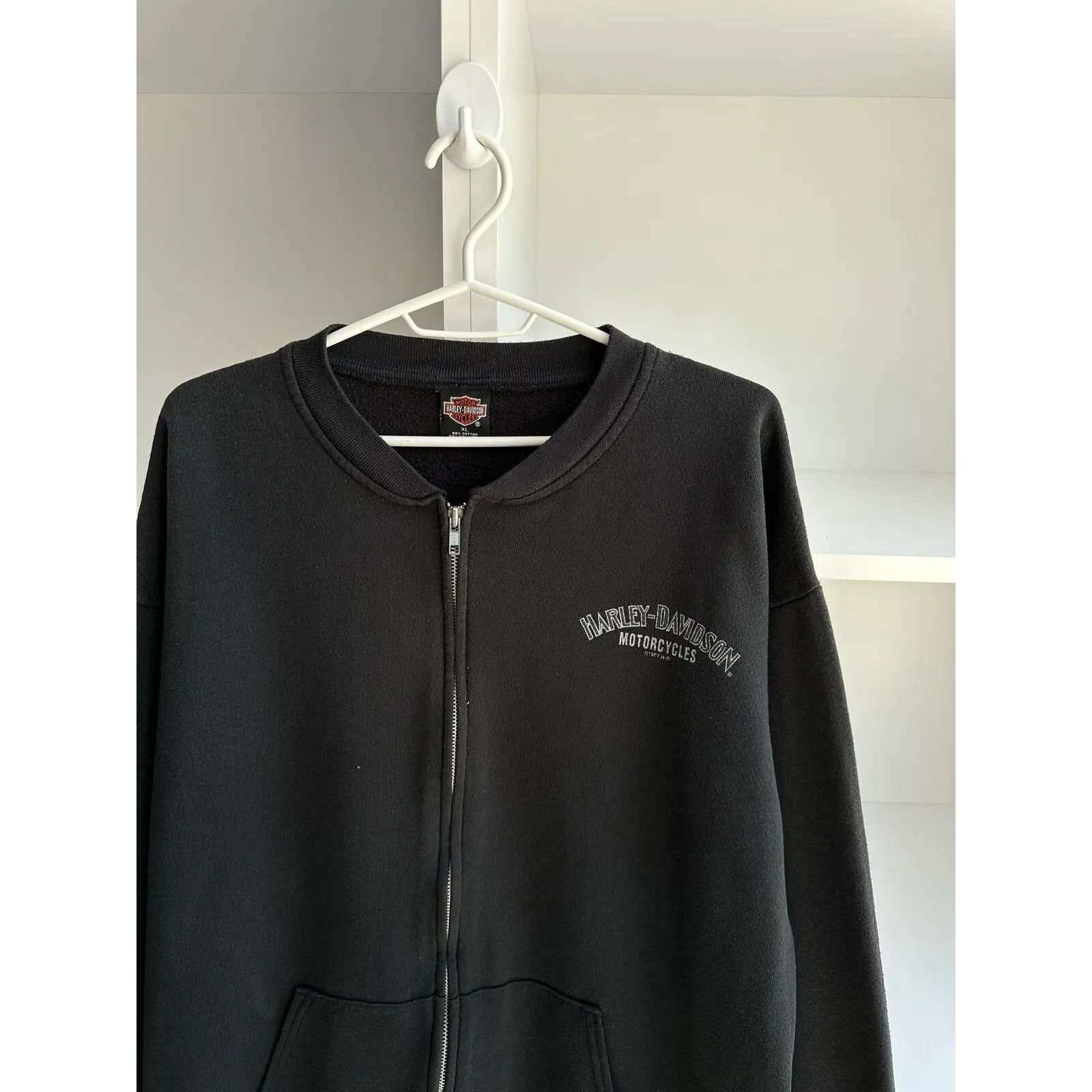 Harley Davidson Vintage Harley-Davidson Milwaukee 1995 Rare Track Jacket Size US XL / EU 56 / 4 - 6 Thumbnail