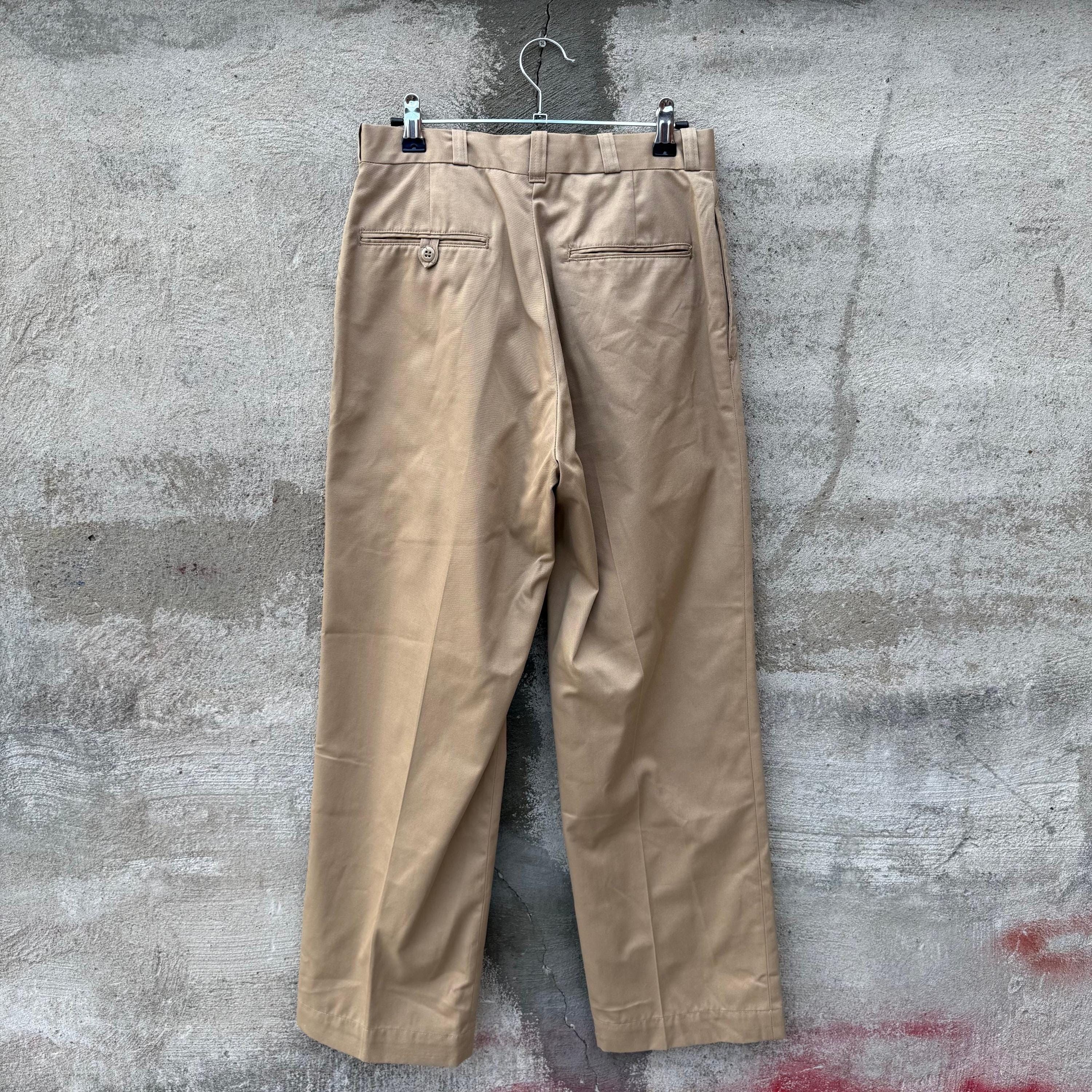 Vintage 70's US Military Khaki Chino Pants Size US 27 - 2 Thumbnail