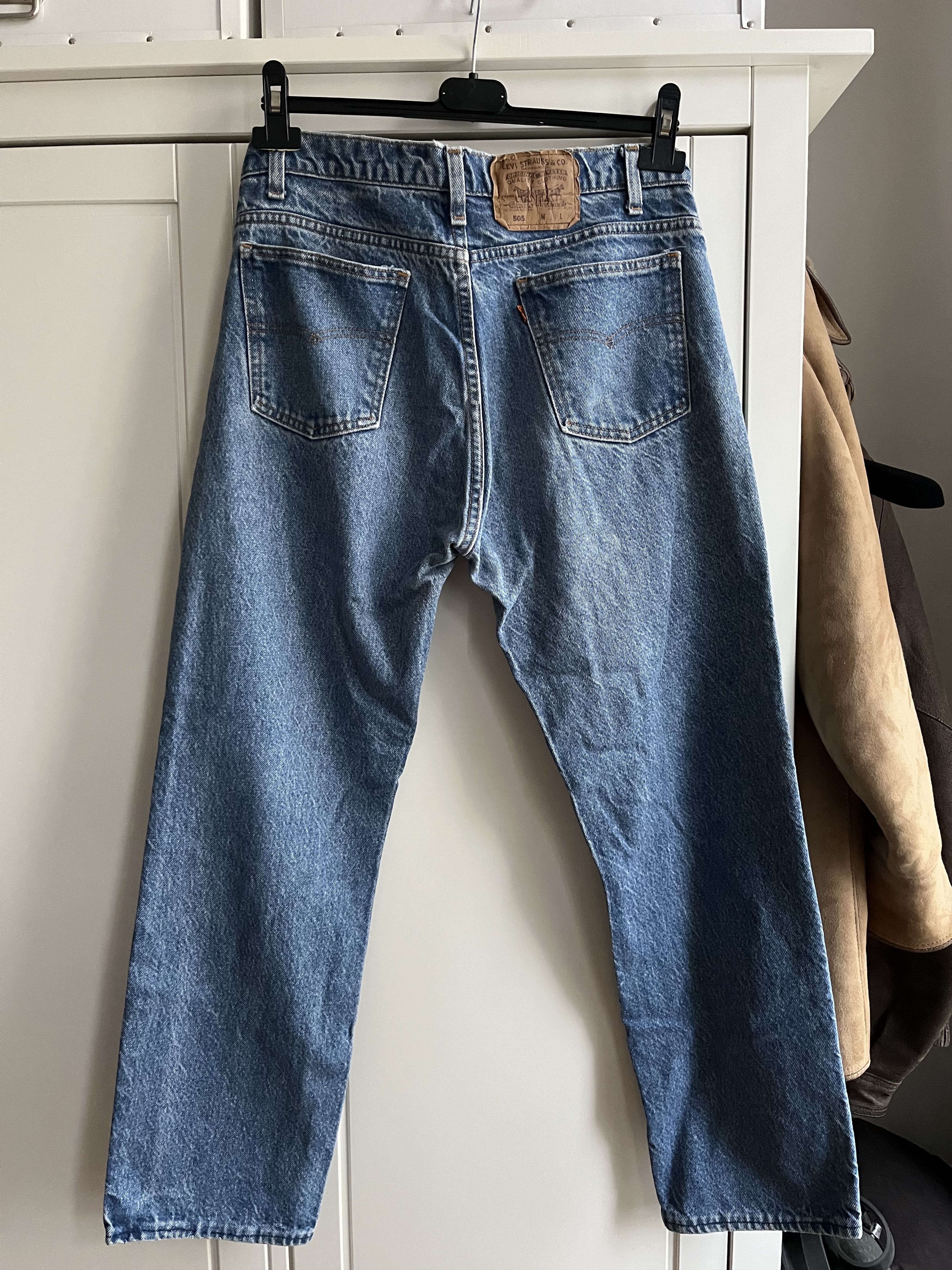 Levi's Vintage Levis 505 Jeans, Made In USA, W33 (=W31 heute), L30 Size US 33 - 2 Thumbnail