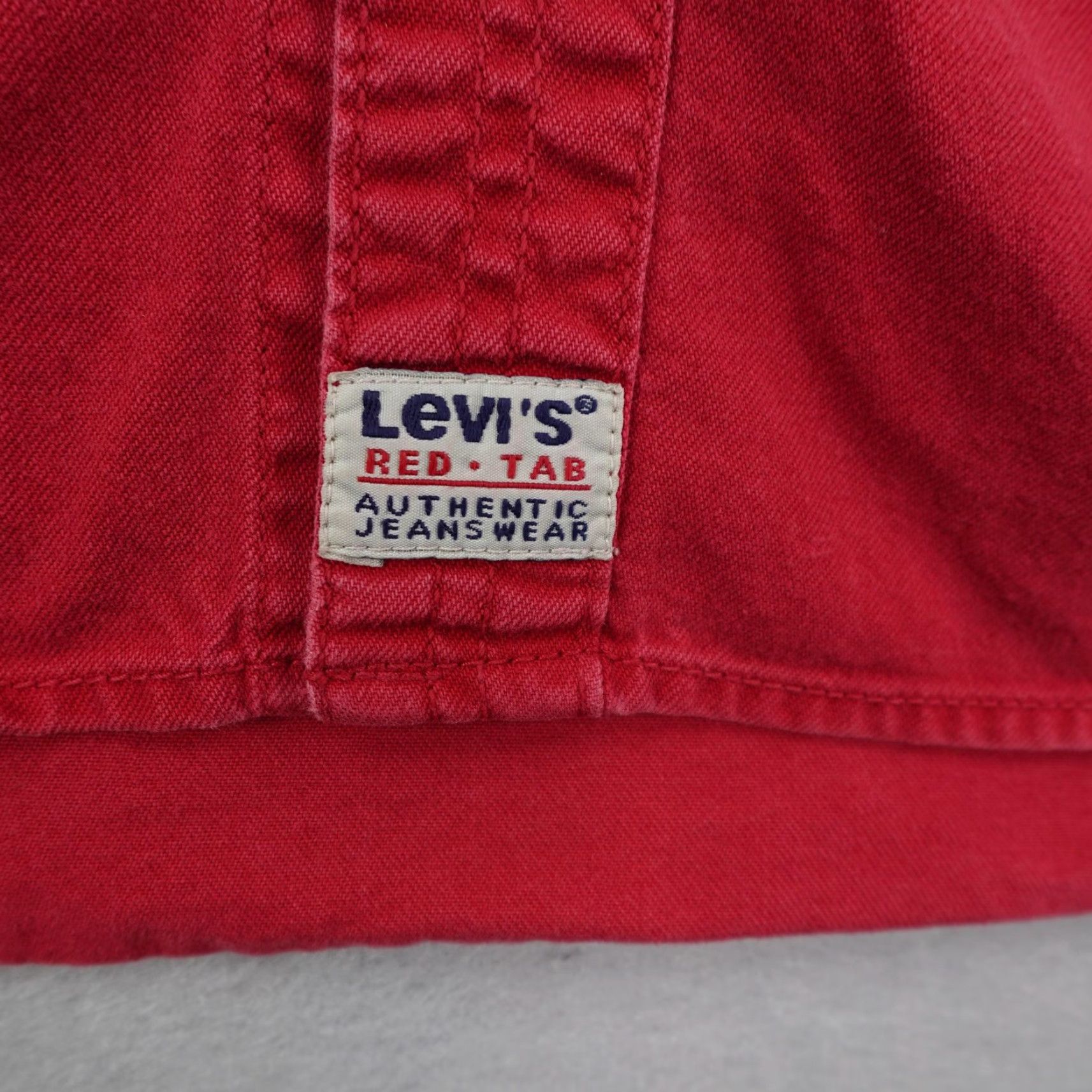 Levi's VINTAGE Levi's Shirt Mens XL Red Tab Twill Button-Up Long Sleeve 90s Outdoors Casual Mens XL Red Tab Cotton Button-Up Shirt Size US XL / EU 56 / 4 - 6 Thumbnail