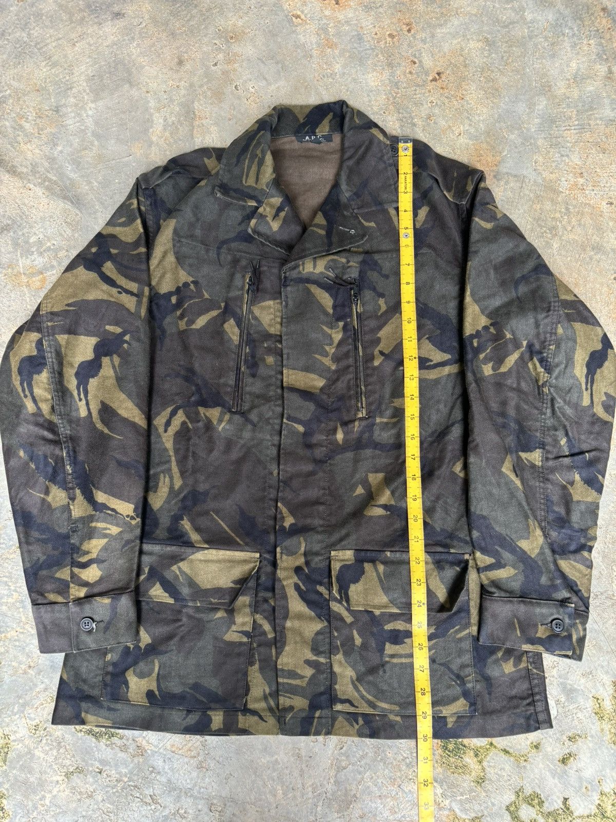 A.P.C. A.P.C Camo Jacket Made in France Size US L / EU 52-54 / 3 - 10 Thumbnail