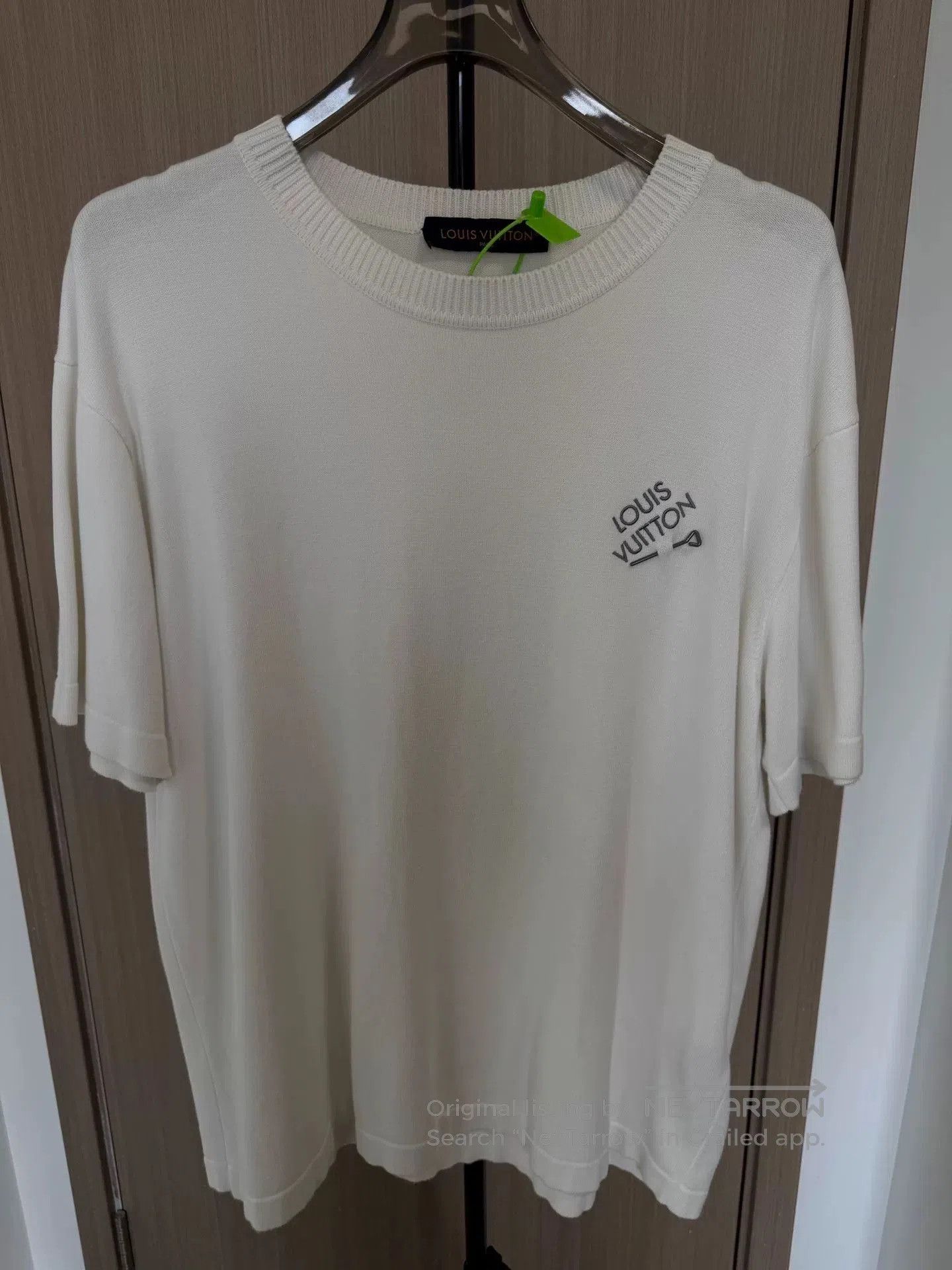 Louis Vuitton Louis Vuitton Embroidered Logo Knitted Tee. Size US L / EU 52-54 / 3 - 1 Thumbnail