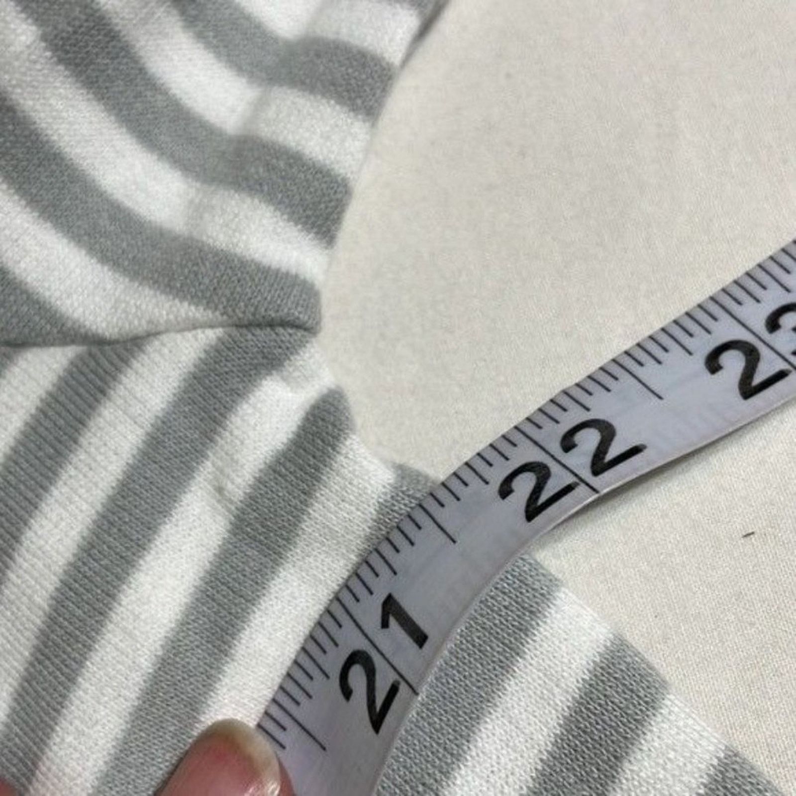 Nordstrom Cali Be Gray Striped Layered Oversized Sweatshirt New Medium Size M / US 6-8 / IT 42-44 - 11 Thumbnail