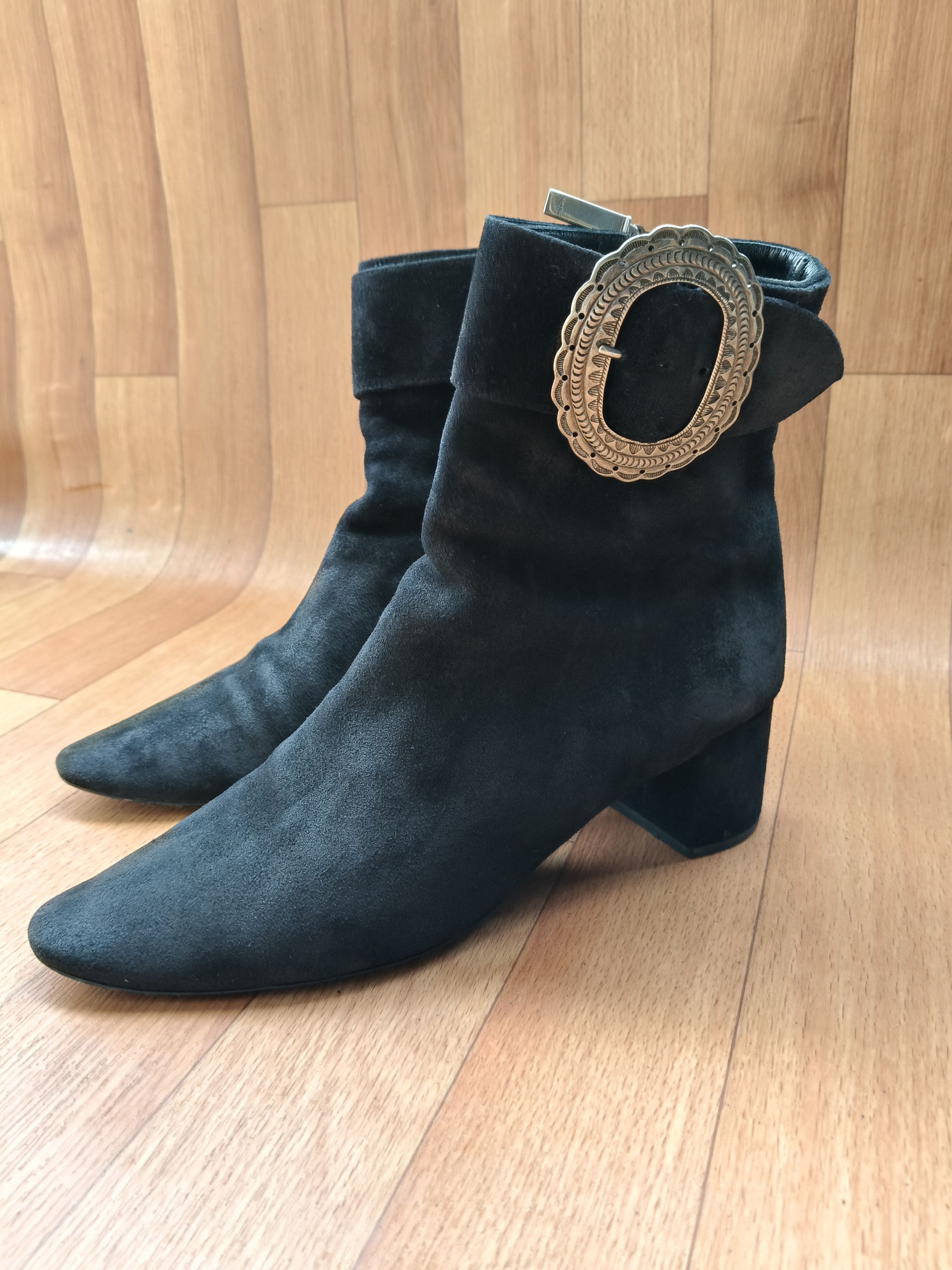 Yves Saint Laurent Saint Laurent detail buckle boot Size US 9.5 / IT 39.5 - 3 Thumbnail