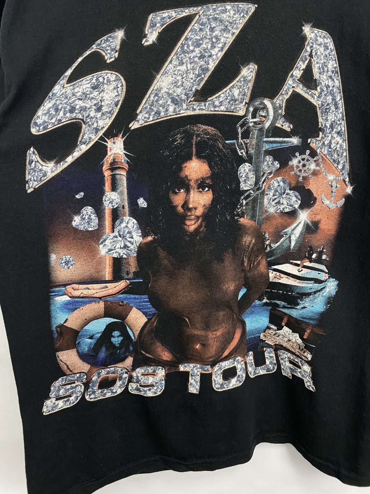 Top Dawg Entertainment 🇺🇸 SZA SOS Tour Top Dawg Rap Y2K T-Shirt Rare Retro Hype Size US M / EU 48-50 / 2 - 4 Thumbnail