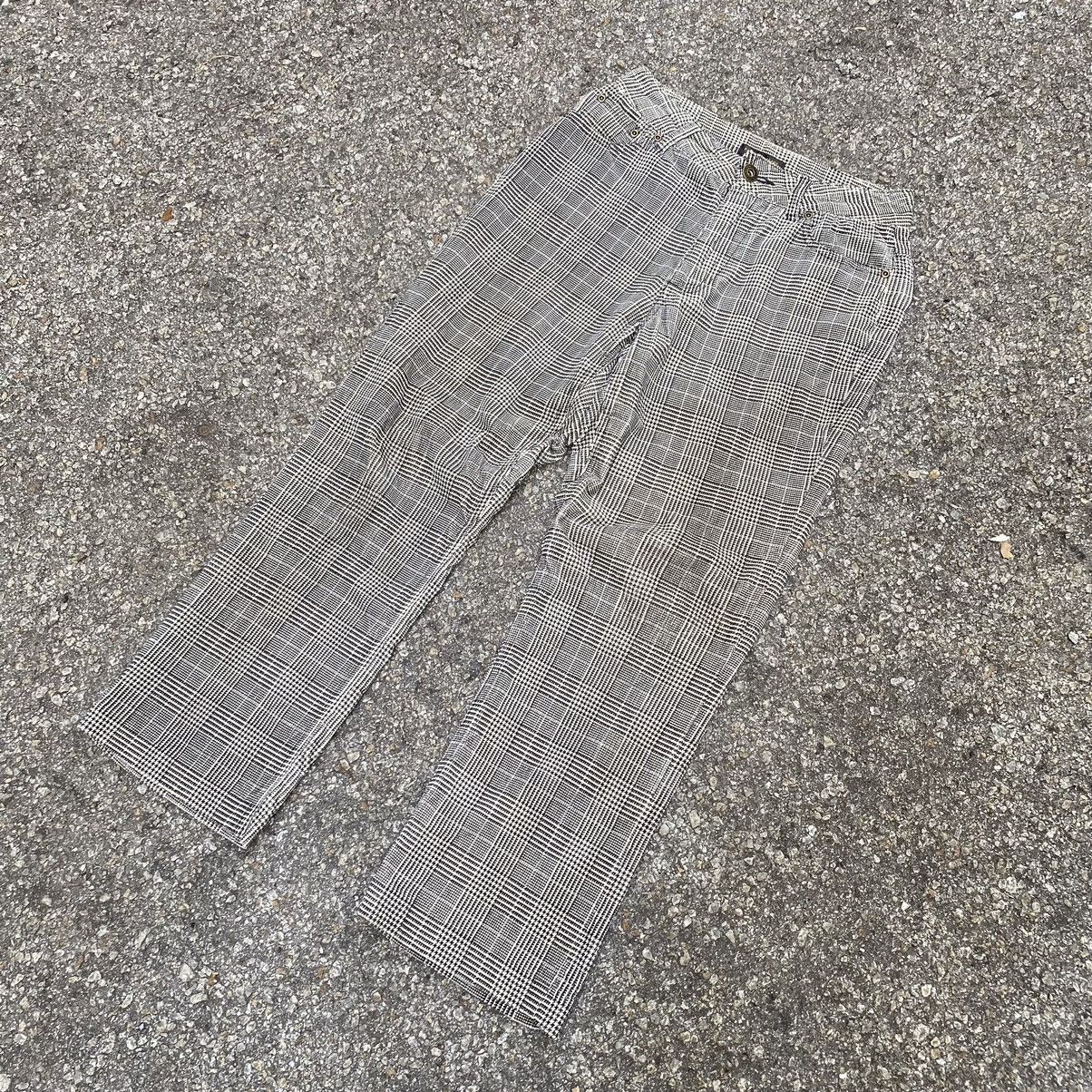 image of Archival Clothing Hiromichi Nakano Japan Corduroy Checkered Pants, Men's (Size 27)