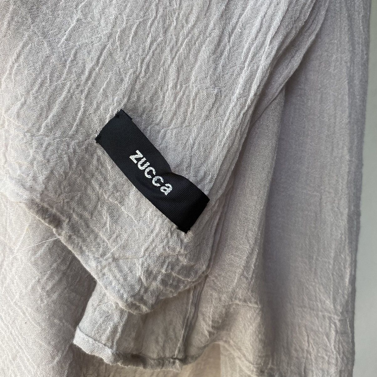 Zucca ZUCCA Light Beige Textured Scarf Size ONE SIZE - 9 Thumbnail