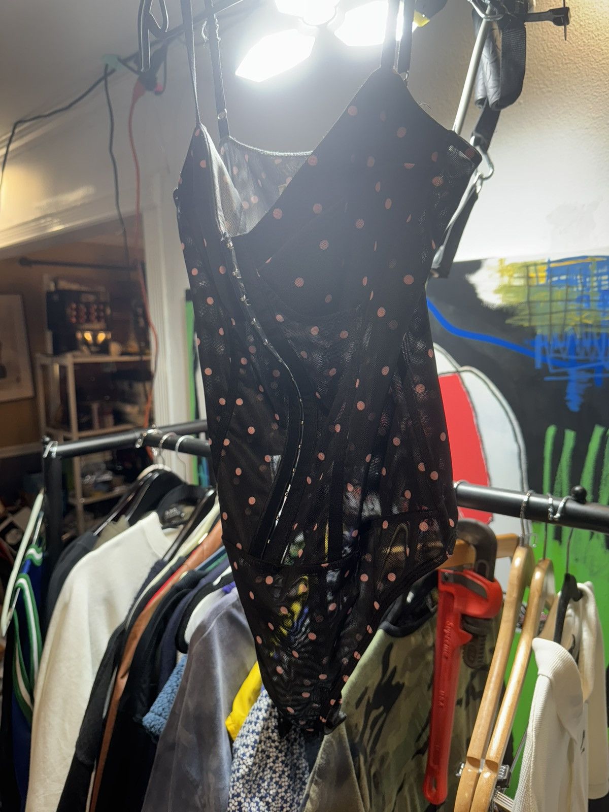 Free People Night Rhythm Printed Bodysuit - New w/o tag Sold Out Size S / US 4 / IT 40 - 1 Thumbnail