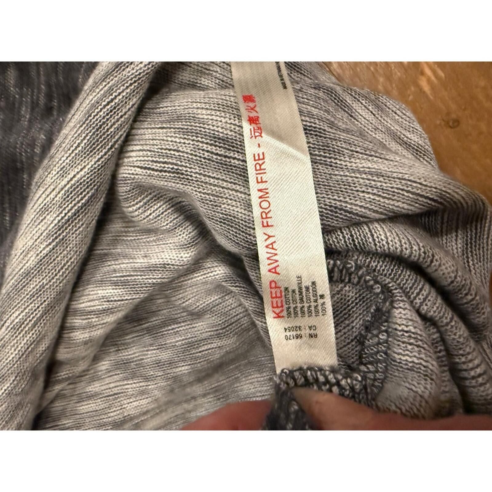 Free People Free People FP Beach Grey Space Dye Cowl Neck Hoodie Top M Size M / US 6-8 / IT 42-44 - 9 Thumbnail
