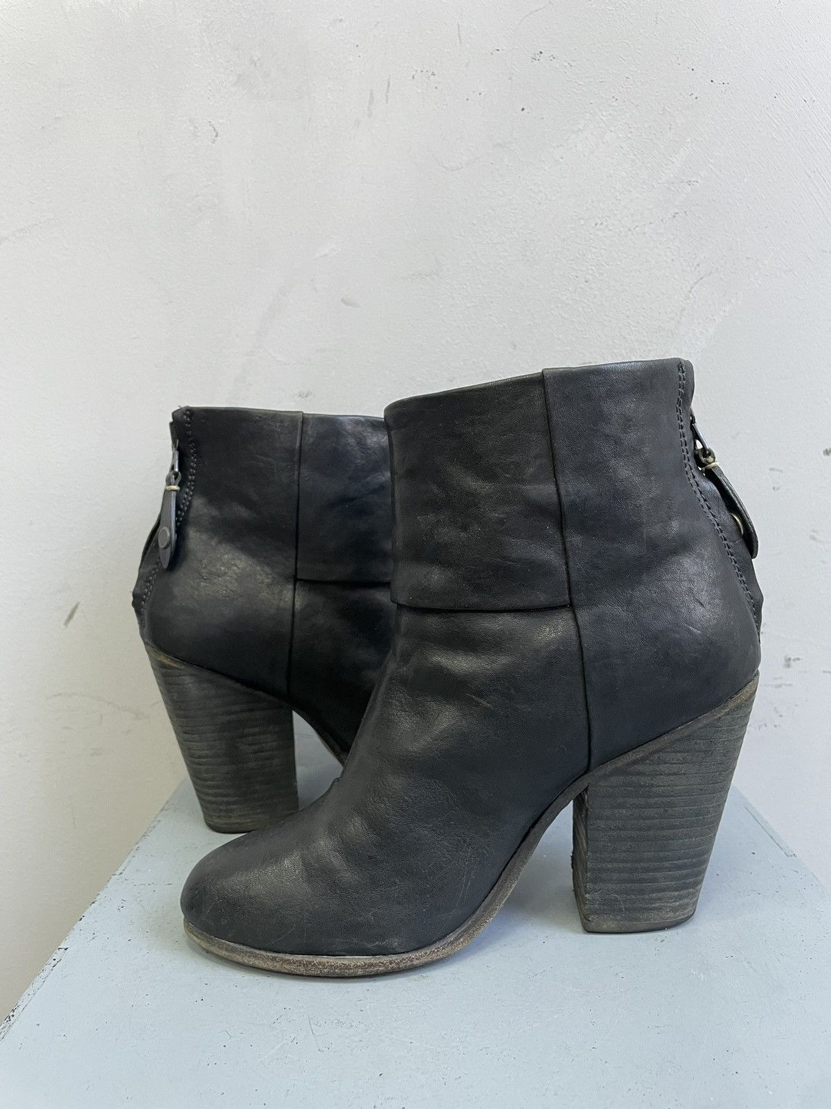 Rag & Bone Rag & Bone leather ankle boots vintage y2k rick owens style Size US 6 / IT 36 - 10 Thumbnail