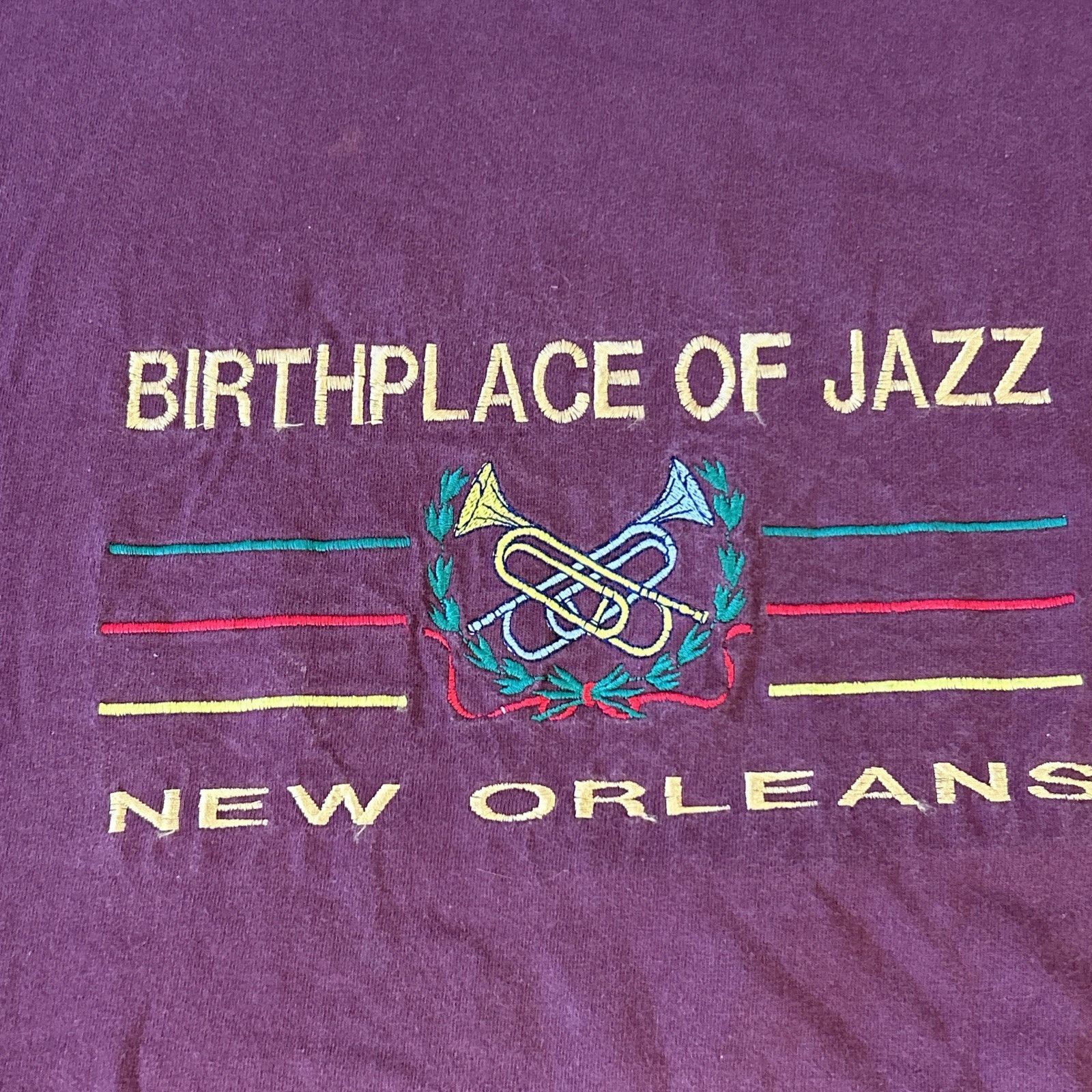 Fruit Of The Loom New Orleans Miles Davis Birthplace of Jazz Shirt 4X Trumpets Size 4XL / US 24-26 - 4 Thumbnail