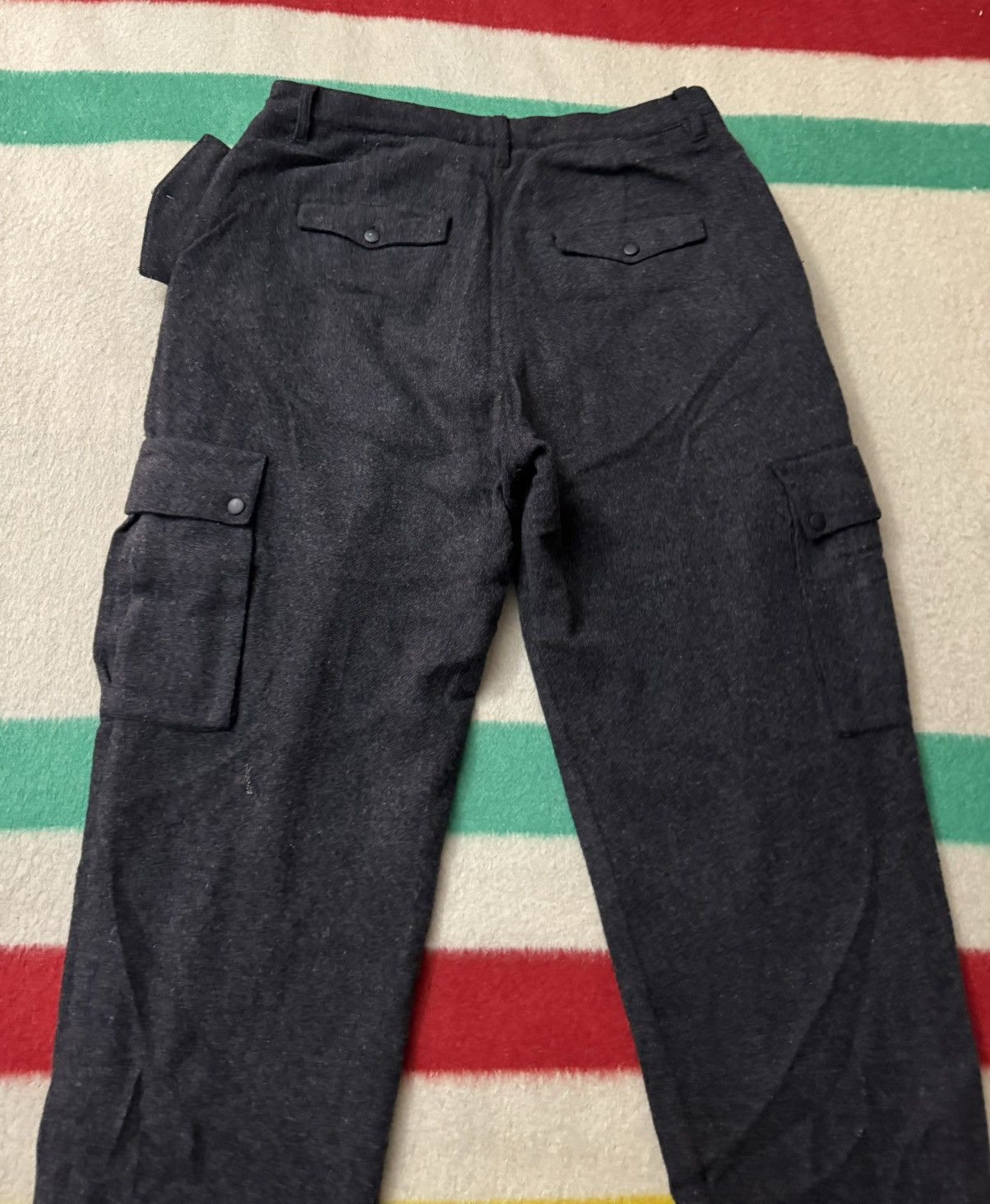 Wu-Tang Clan Vintage 90s Wutang Wu Tang Wu Wear Cargo Pants 38x32 Baggy Size US 38 / EU 54 - 4 Thumbnail