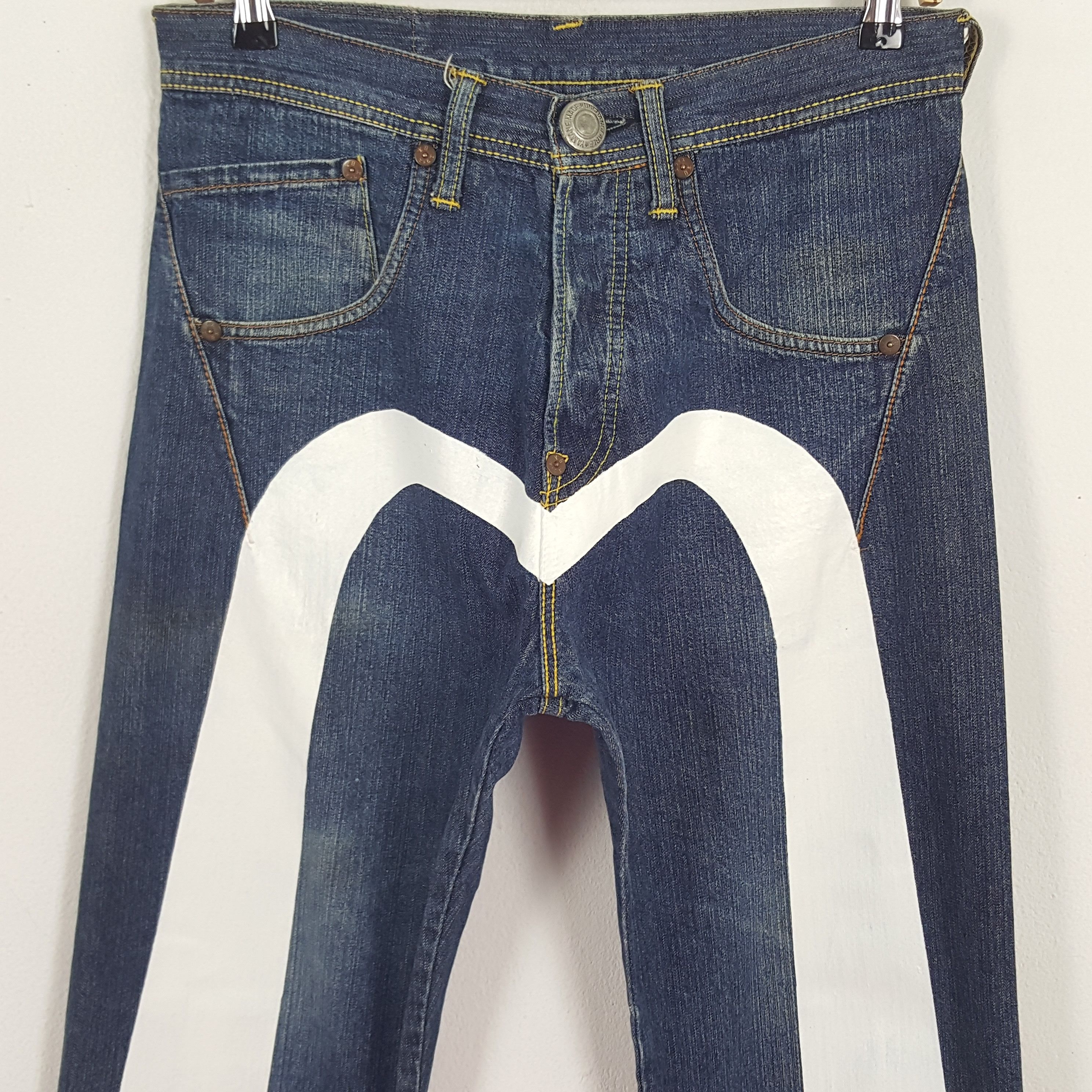 Evisu Vintage Evisu Paris Custom Daicock Denim Jeans Size US 30 / EU 46 - 2 Thumbnail