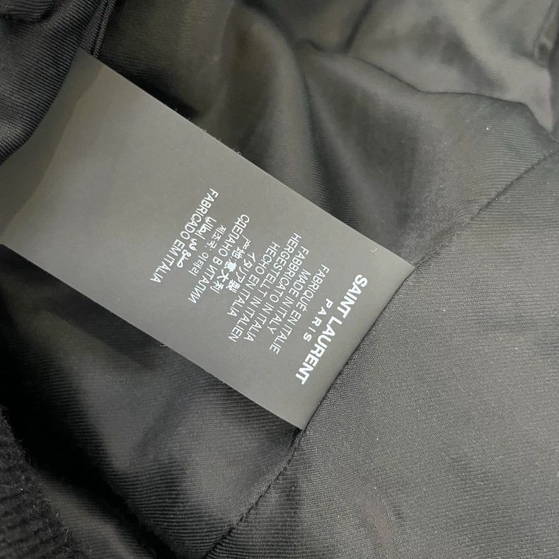 Yves Saint Laurent Saint Laurent Black and white stitching Teddy jacket 2502- Size XS / US 0-2 / IT 36-38 - 8 Thumbnail