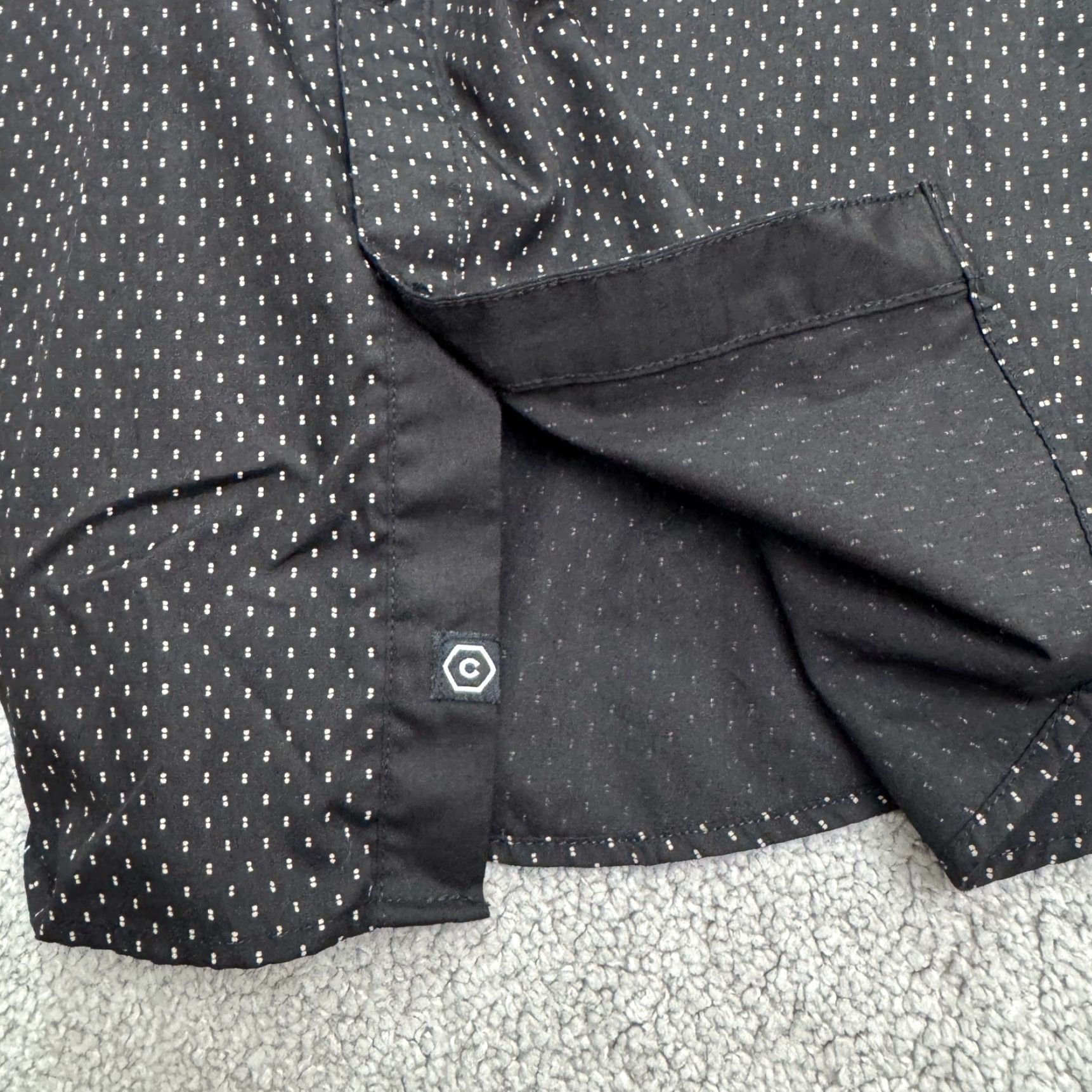 Vintage Connor Shirt Men L Black White Polka Dot Slim Fit Button-Down Long Sleeve Casual Workwear Modern Classic 90s? Size US L / EU 52-54 / 3 - 6 Thumbnail