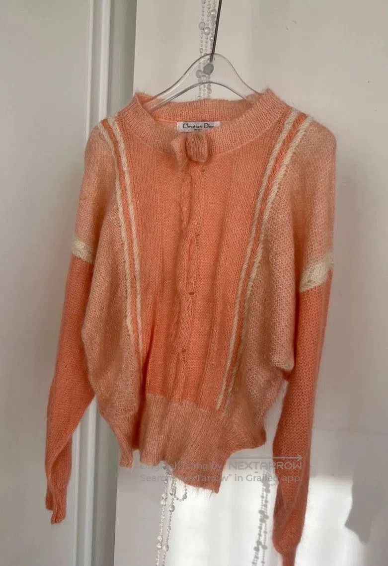 Dior christian dior soft pink knit sweater. Size US M / EU 48-50 / 2 - 2 Thumbnail