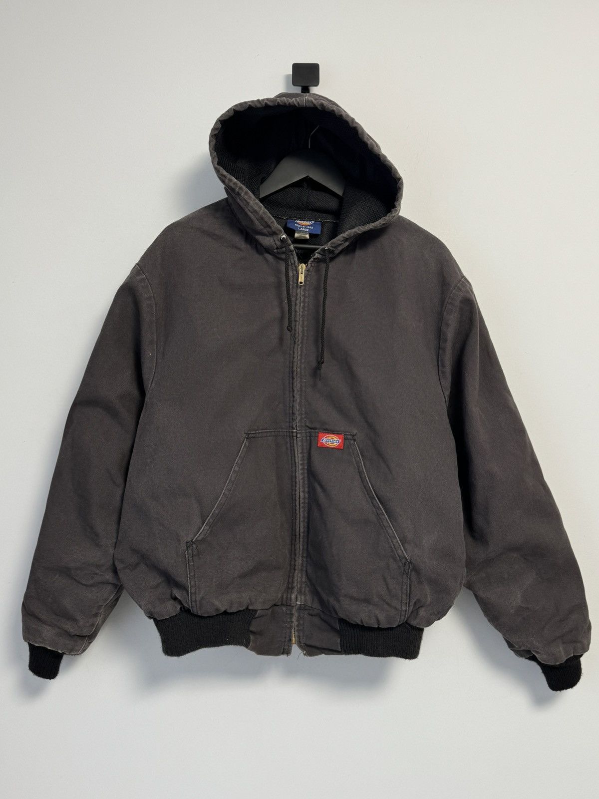 Dickies VTG Dickies Mens L Workwear Full Zip Hooded Jacket Canvas Size US L / EU 52-54 / 3 - 1 Thumbnail