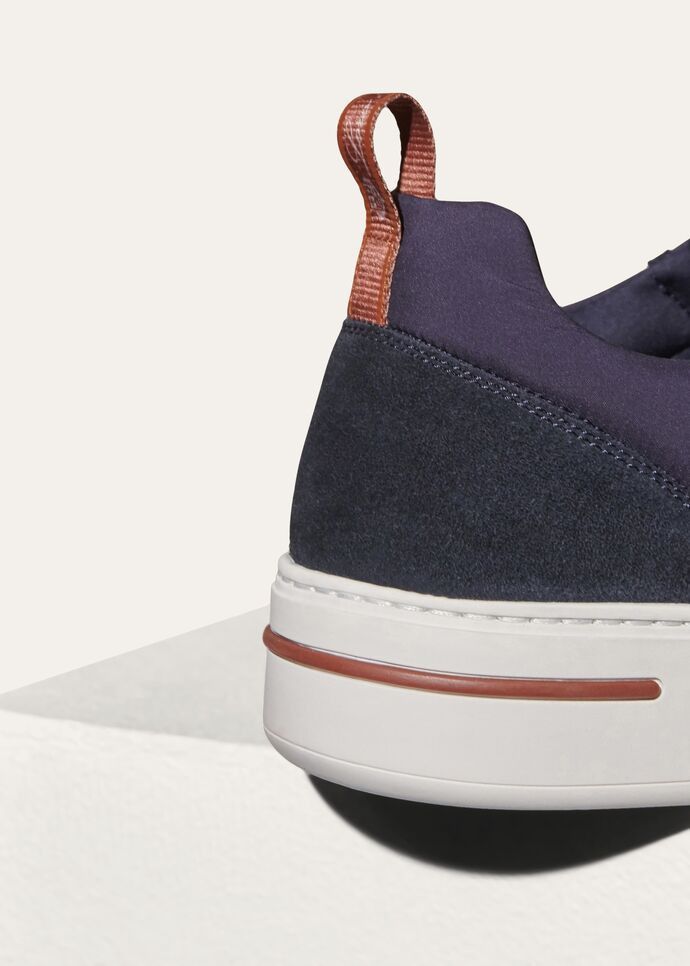 Loro Piana o1srvl11e0825 Low-Top Sneakers in Navy Blue Size US 12 / EU 45 - 5 Thumbnail