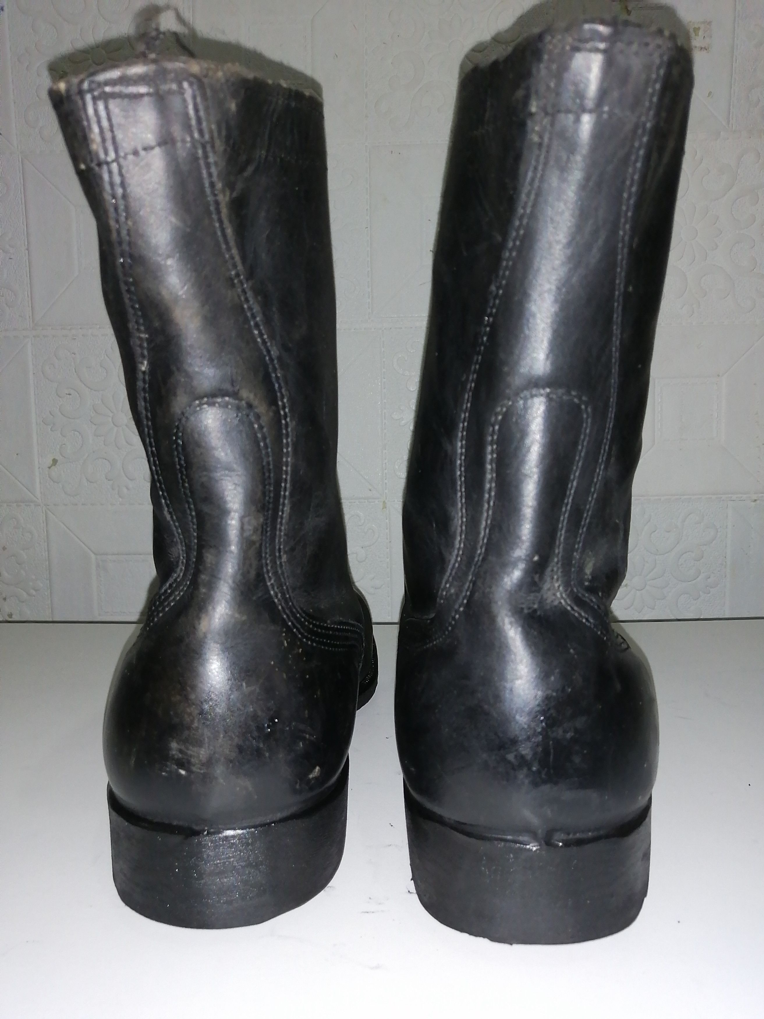 Vintage 1984 vintage combat boots by RO SEARCH Size US 12 / EU 45 - 4 Thumbnail