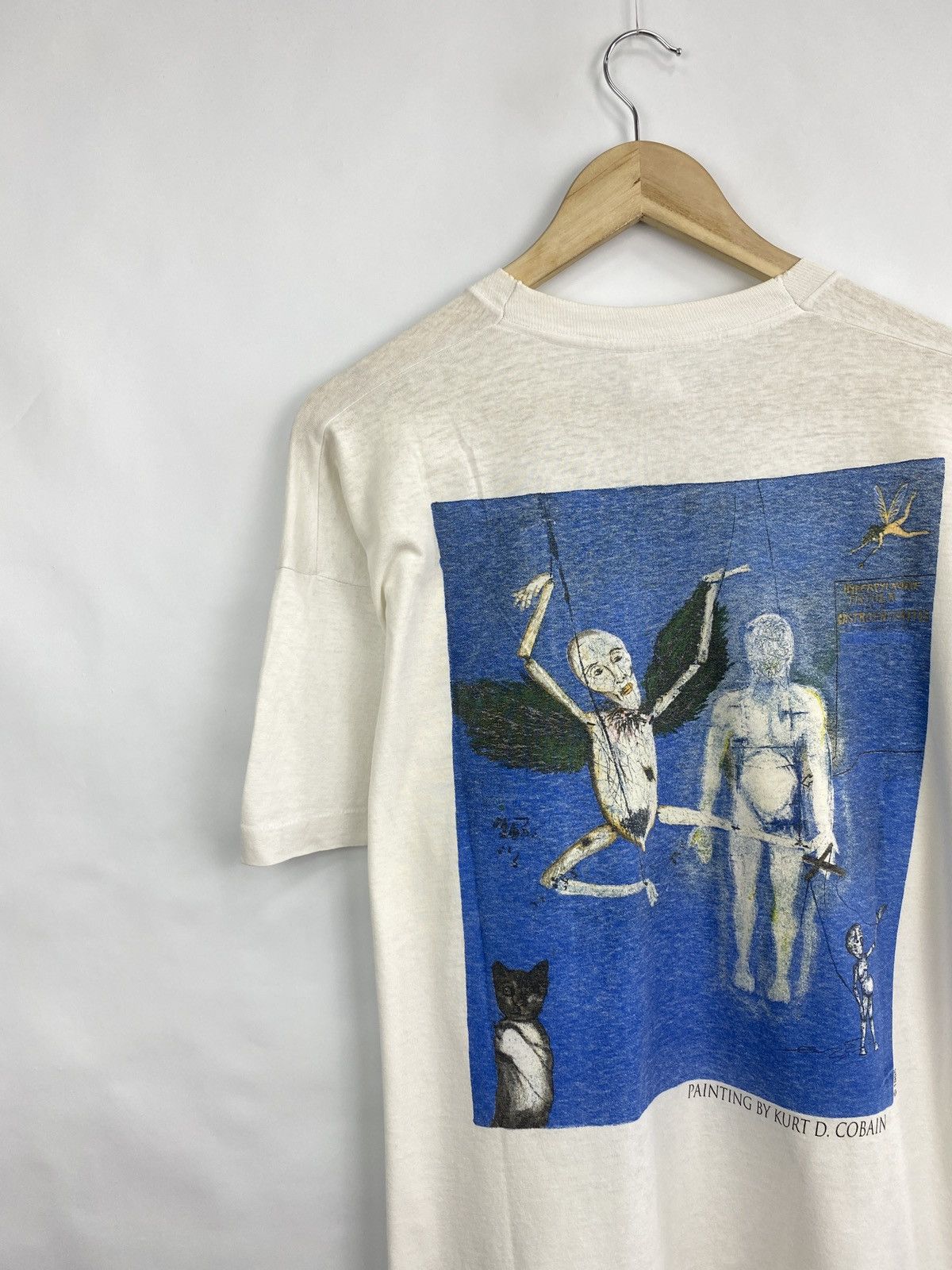 Nirvana Vintage 1994 Kurt Cobain Nirvana Memorial T-Shirt Rare Retro Size US XL / EU 56 / 4 - 10 Thumbnail