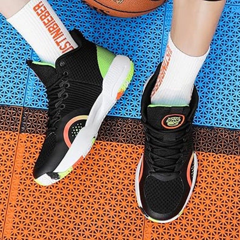 Other Beita Mens Size 8 Black Neon High Top Basketball Shoes Size US 8 / EU 41 - 5 Thumbnail